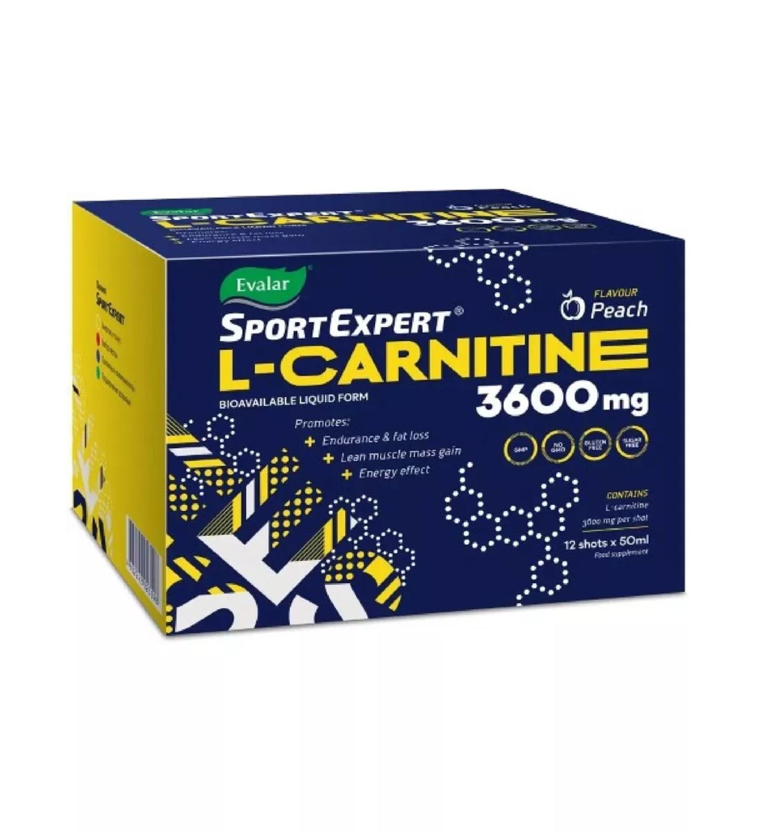 Healthy life Sportspert L-carnitine 3600 mg 50 ml 12 pcs. bottle-1p