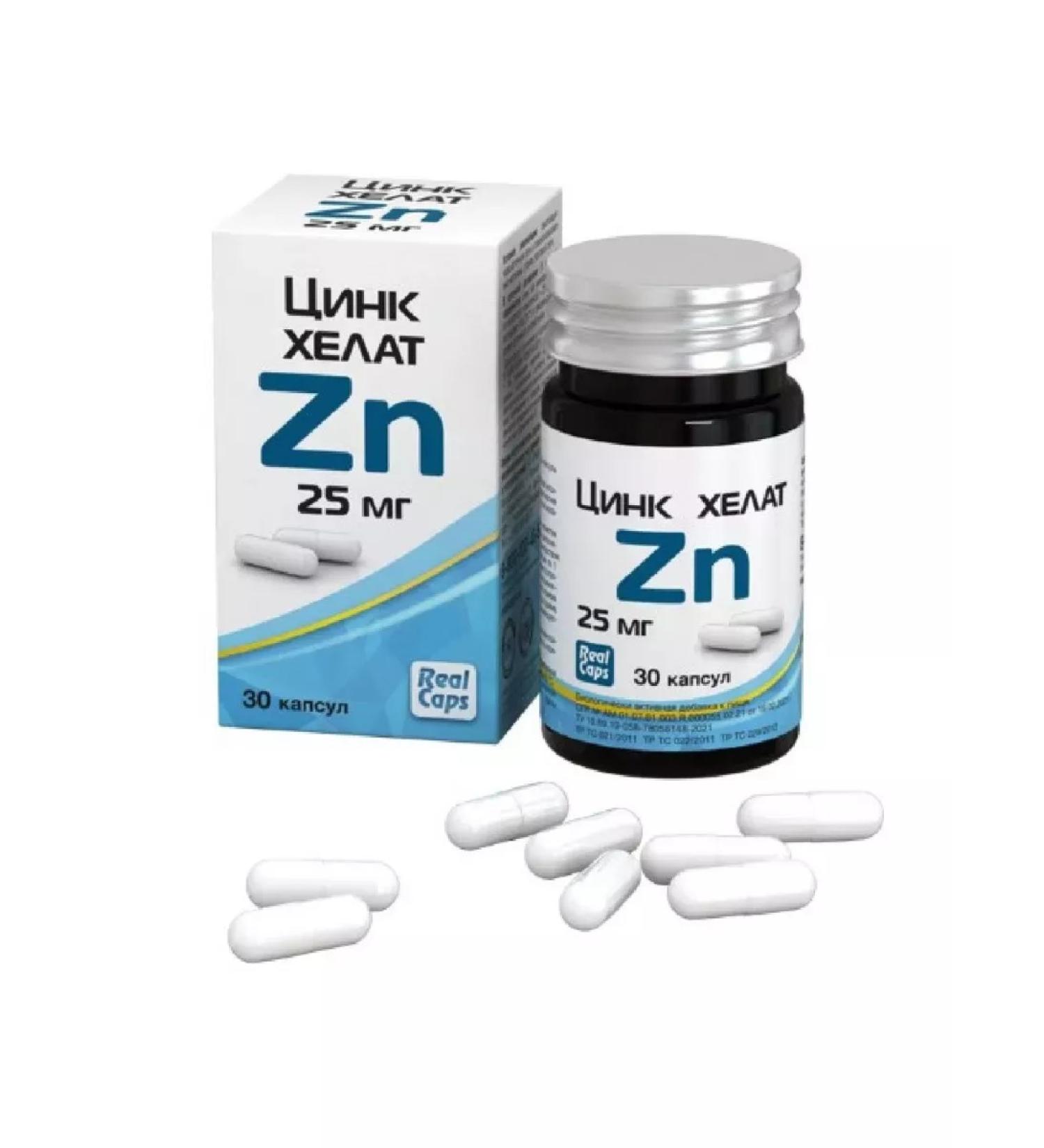 Healthy life Zinc Helat ZN 25 mg 30 pcs. capsules weighing 326 mg-2pcs