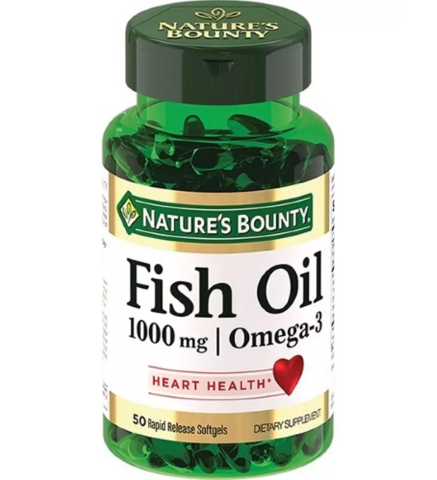 Healthy life Niceche Bounty Fish Fool 1000 mg omega-3 50 pcs. Capsules-1p