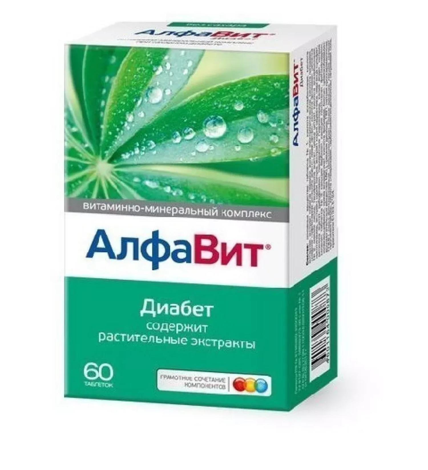 Healthy life Alphabet diabetes 60 pcs. tablets-1p