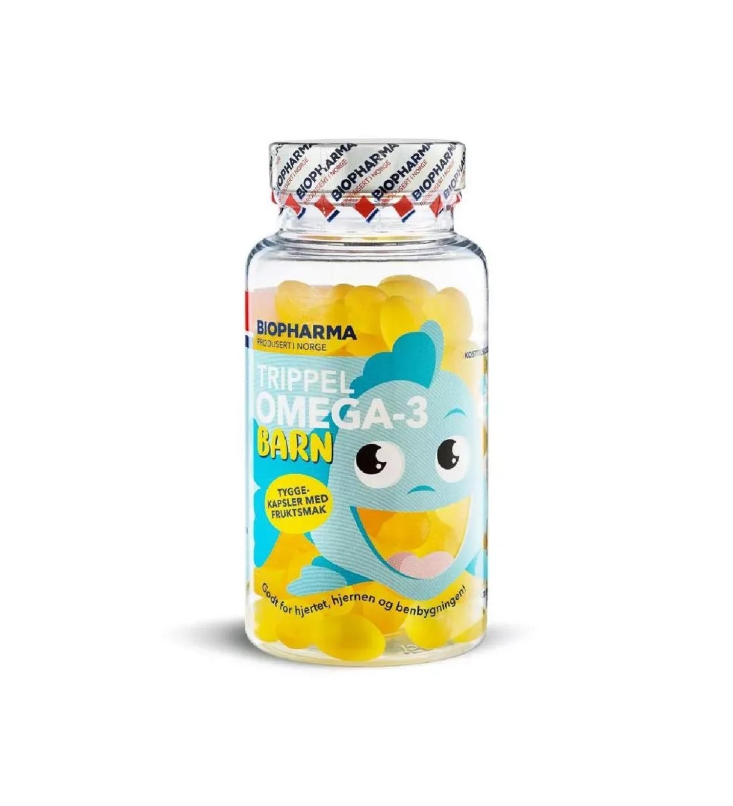 Healthy life Triple omega-3 for children N120 caps chews 710mg-1pcs