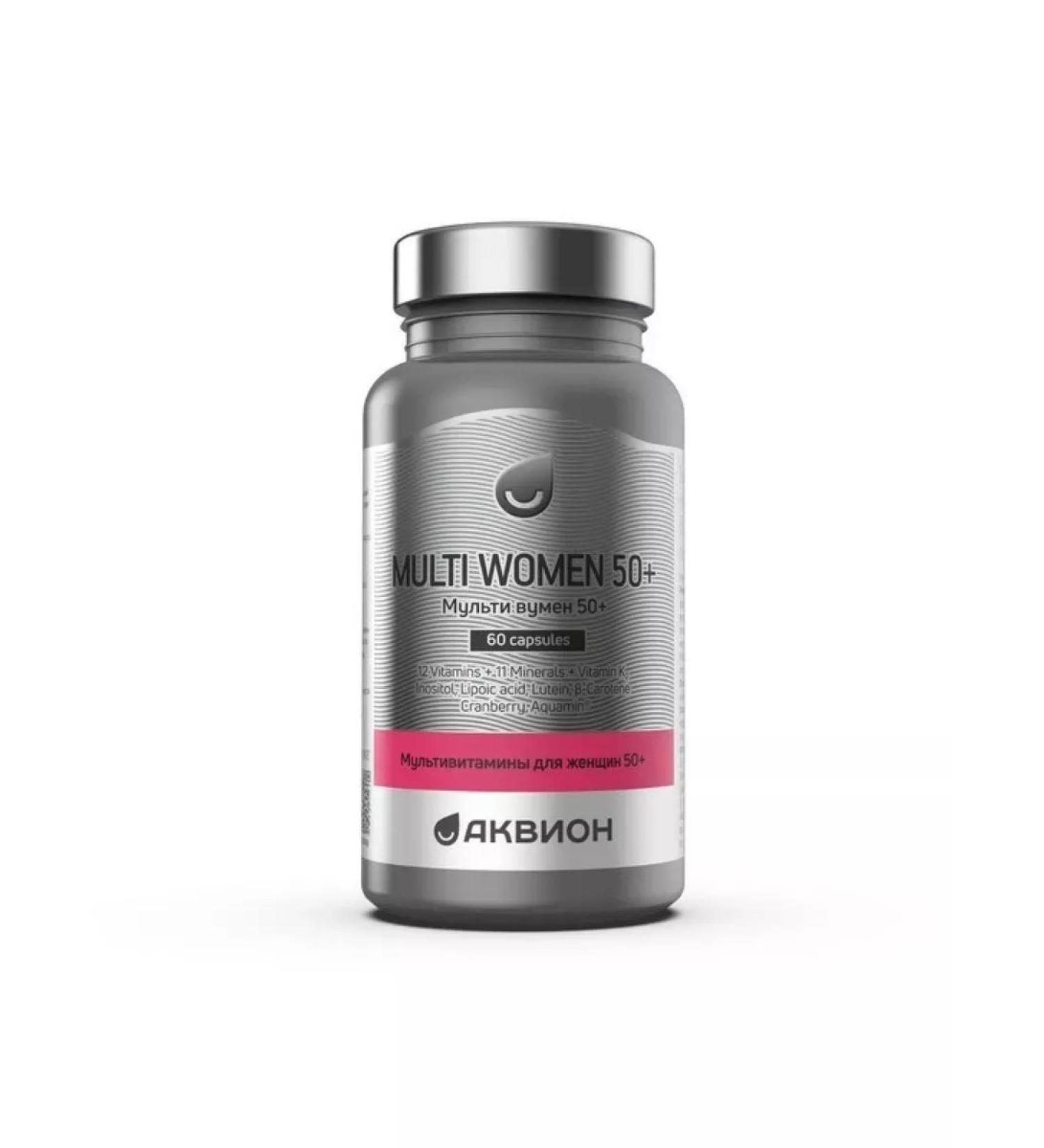 Healthy life Aquion Multivitamins for women 50+ N60 caps 553M-1pcs