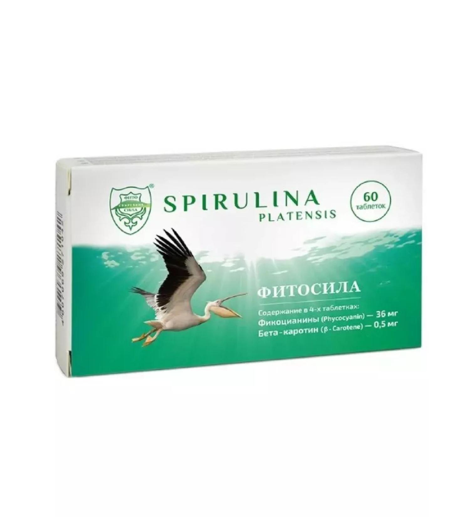 Healthy life Spirulin-phytosina 60 pcs. 350 mg-1pl