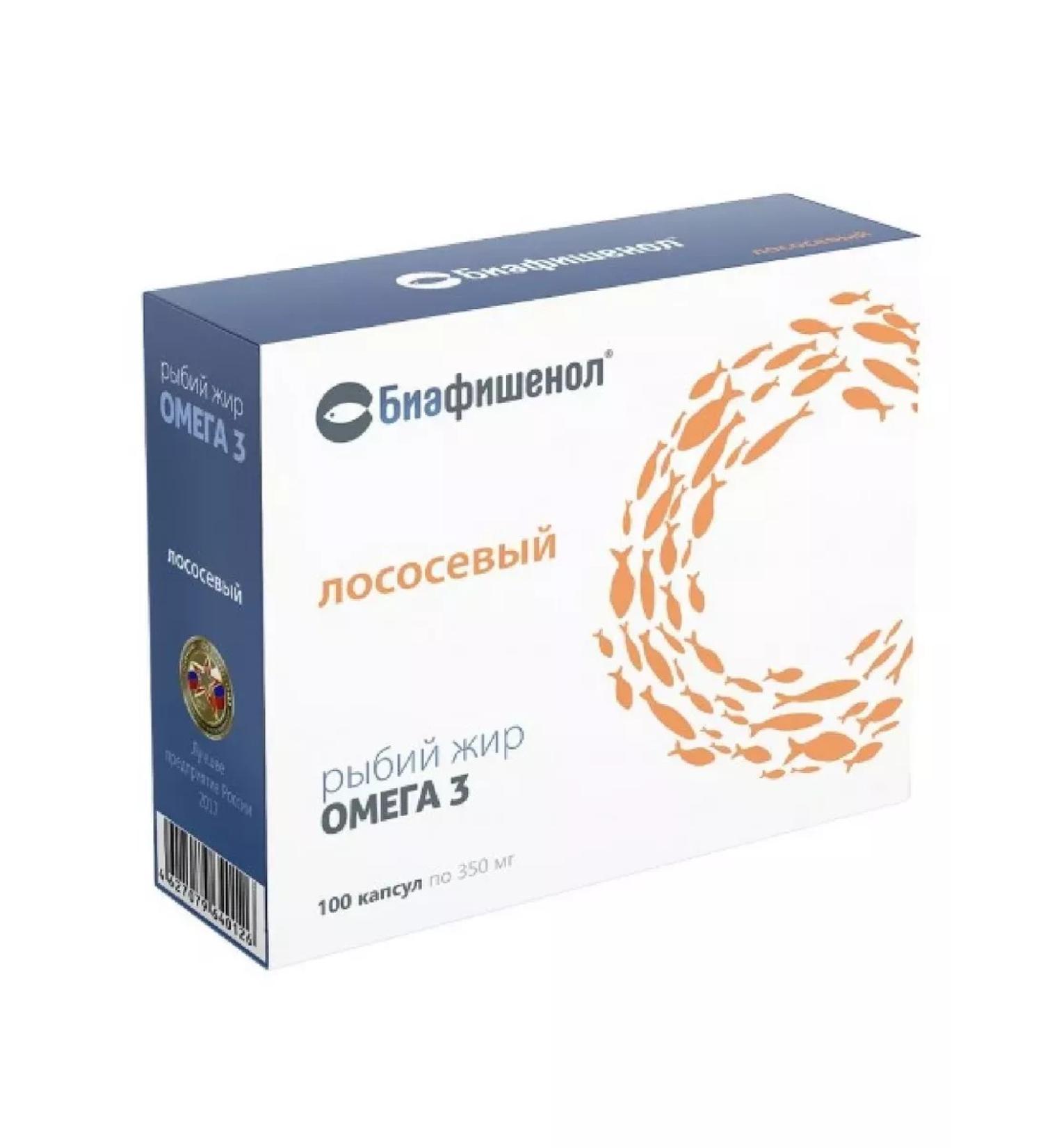 Healthy life Fish oil biafichenol salmon 100 pcs. Capsules weighing -1pcs