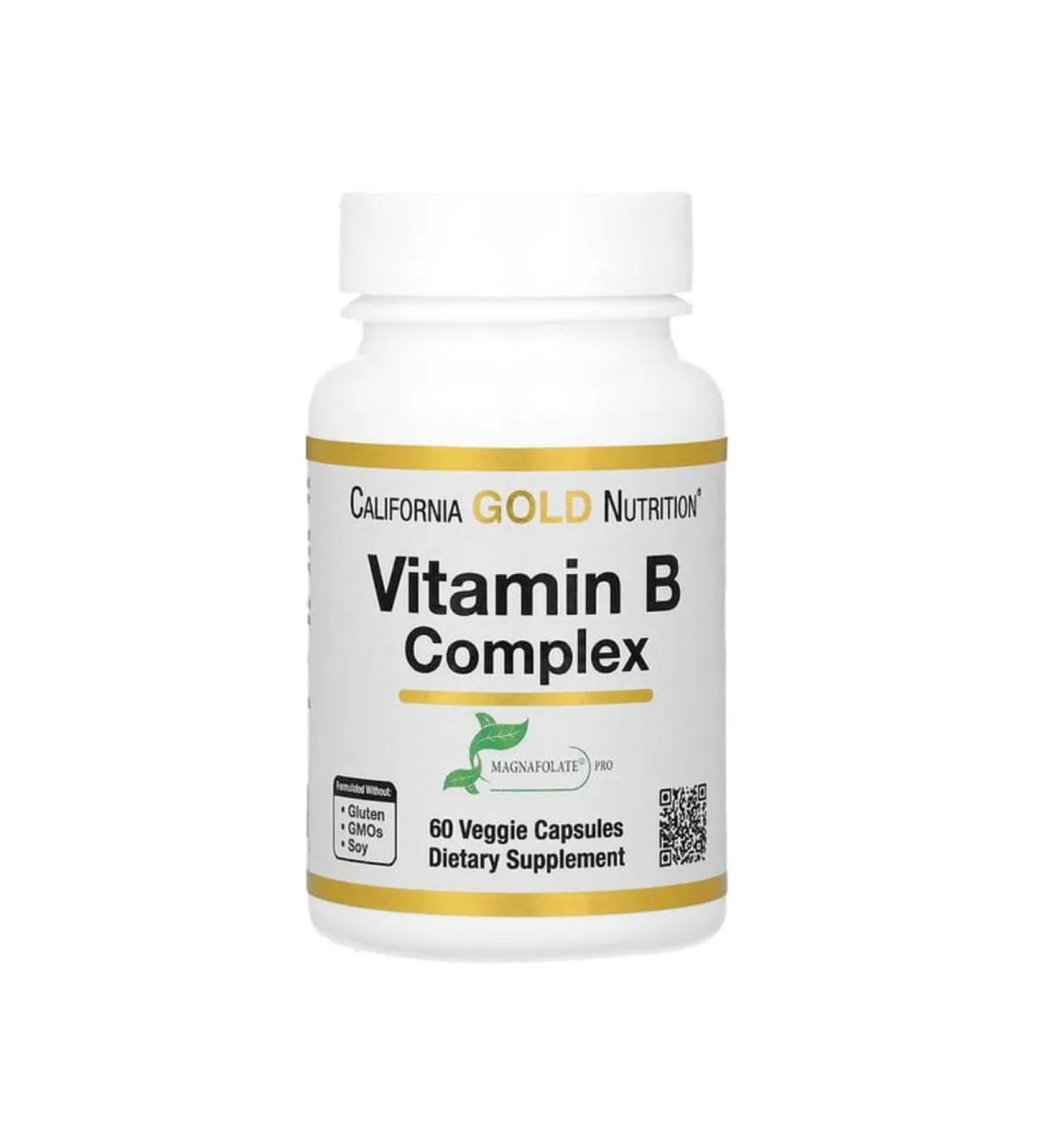 Complex of B vitamins B 60 of plant capsules - Buy Online on GoSupps.com