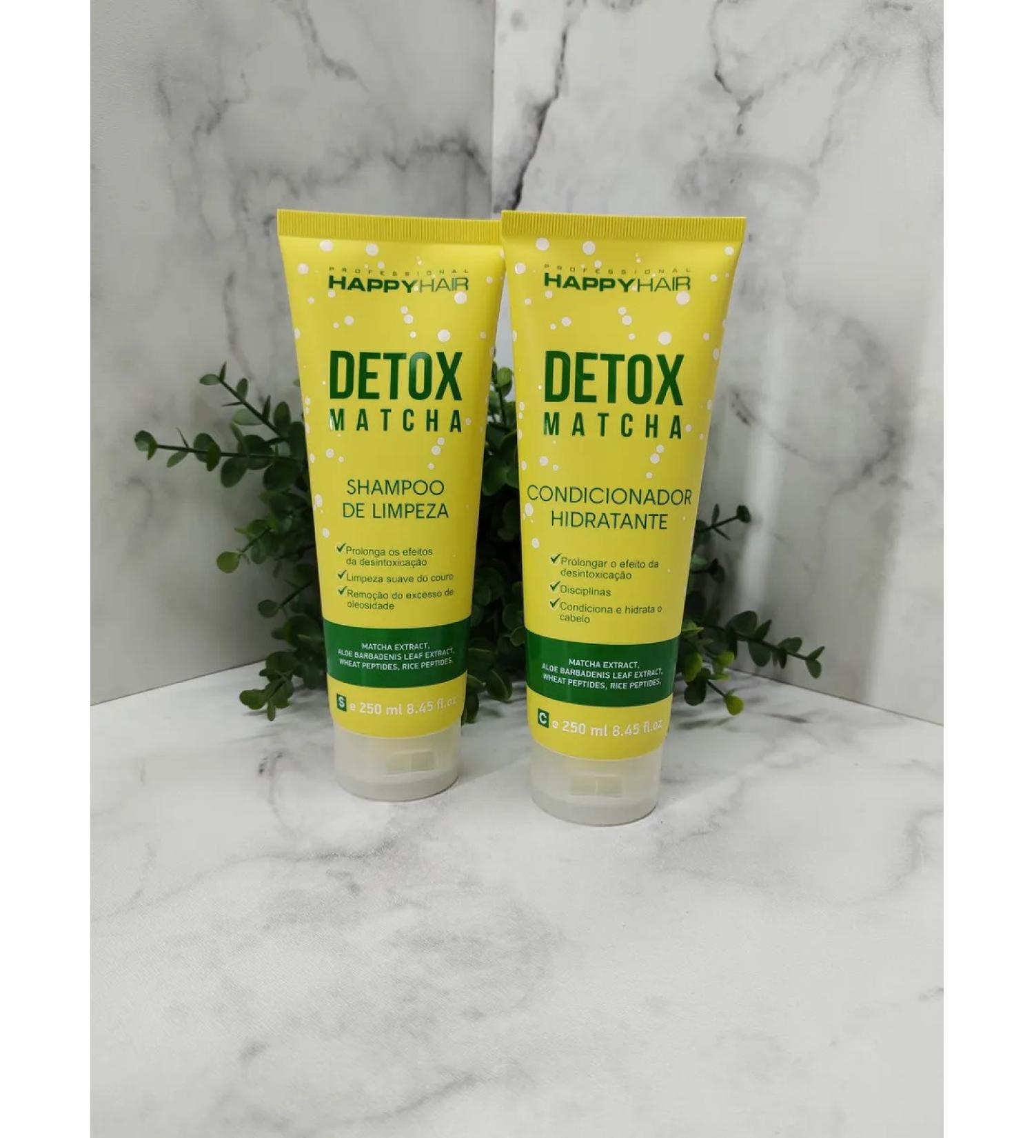 Happy Hair Set Shampoo+Detox Matcha conditioner 250 250 - Buy Online on GoSupps.com