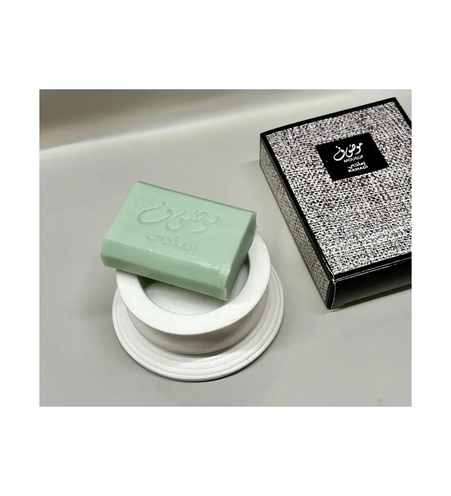 Soap with perfume scent Ard al zaafaran Musuf Black Body Soap 100 g