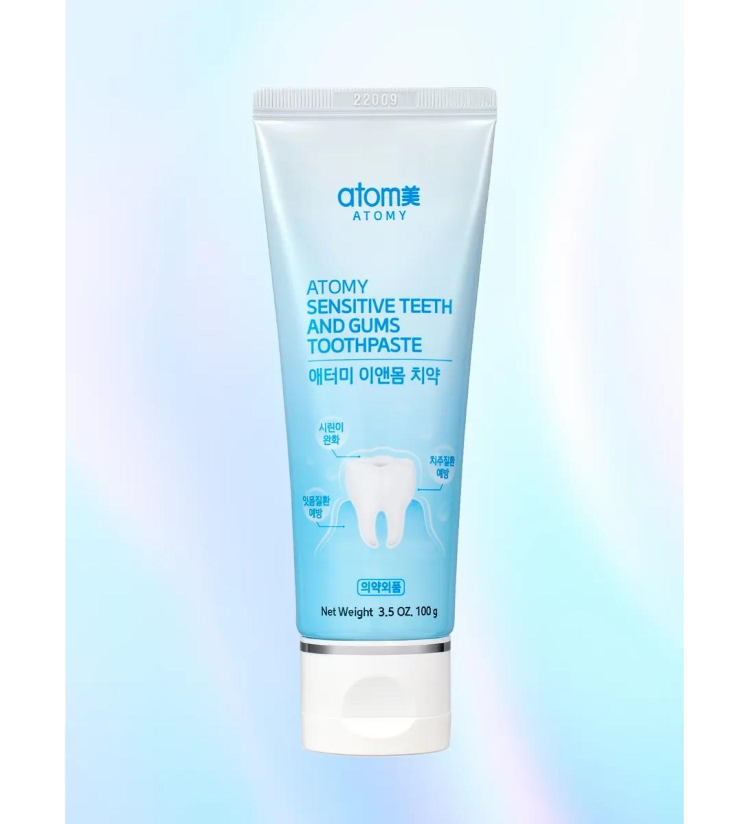 Atomi toothpaste for sensitive teeth and gums - Buy Online on GoSupps.com