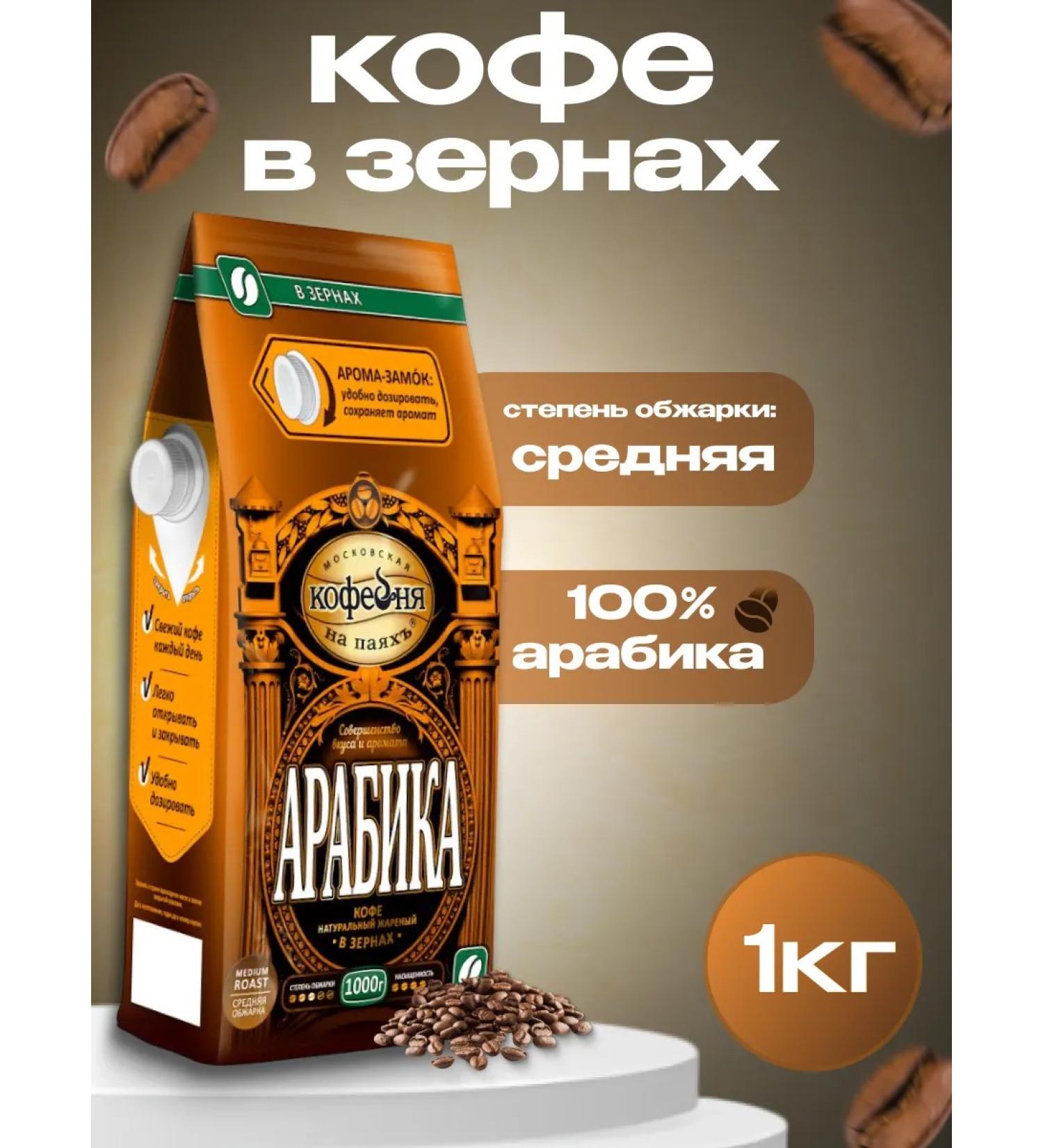Moscow Coffee Shop on Shares Coffee in coffee pots arabica 1 kg - Buy Online on GoSupps.com