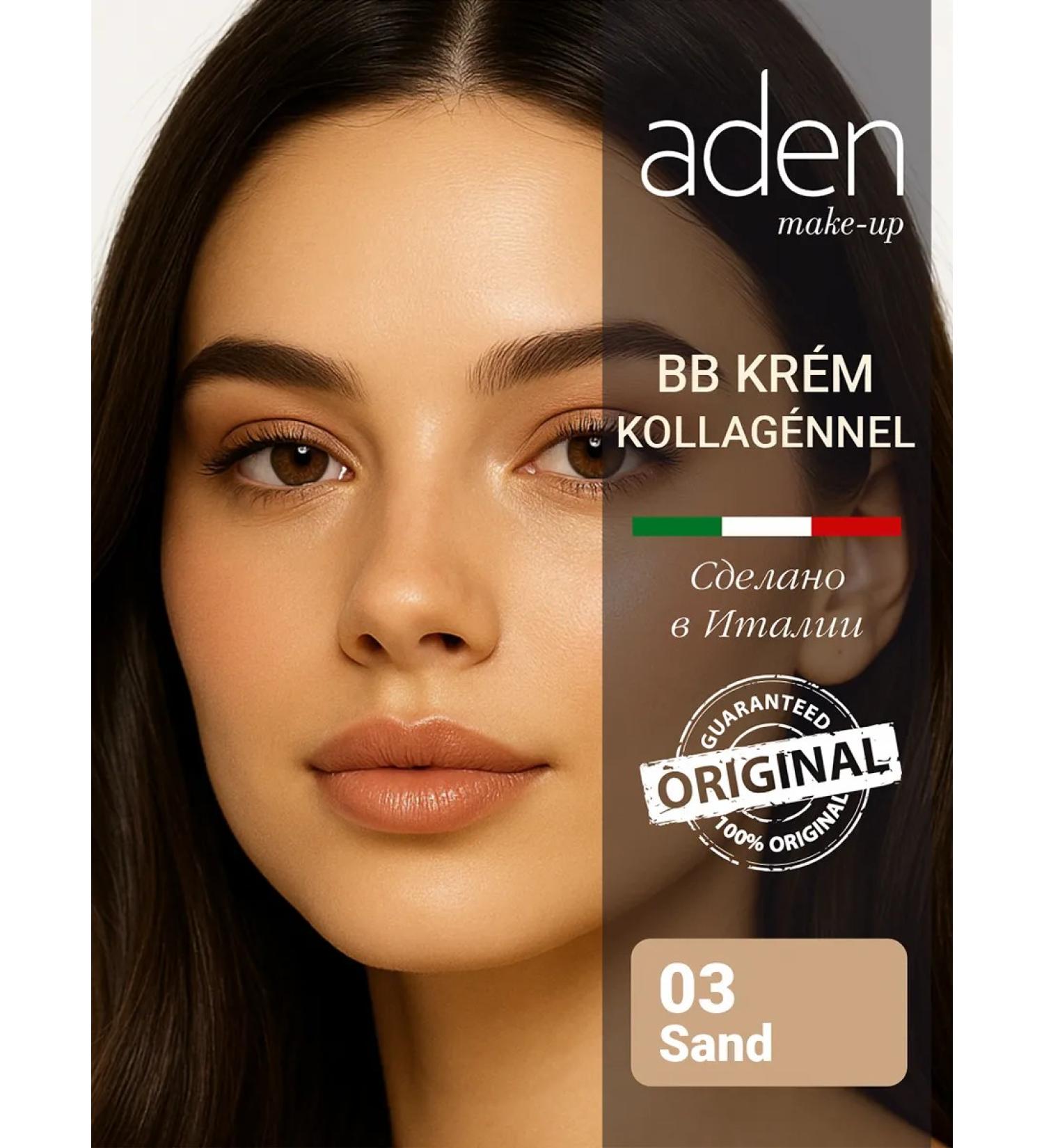Aden BB-cream with collagen 03 - Buy Online on GoSupps.com