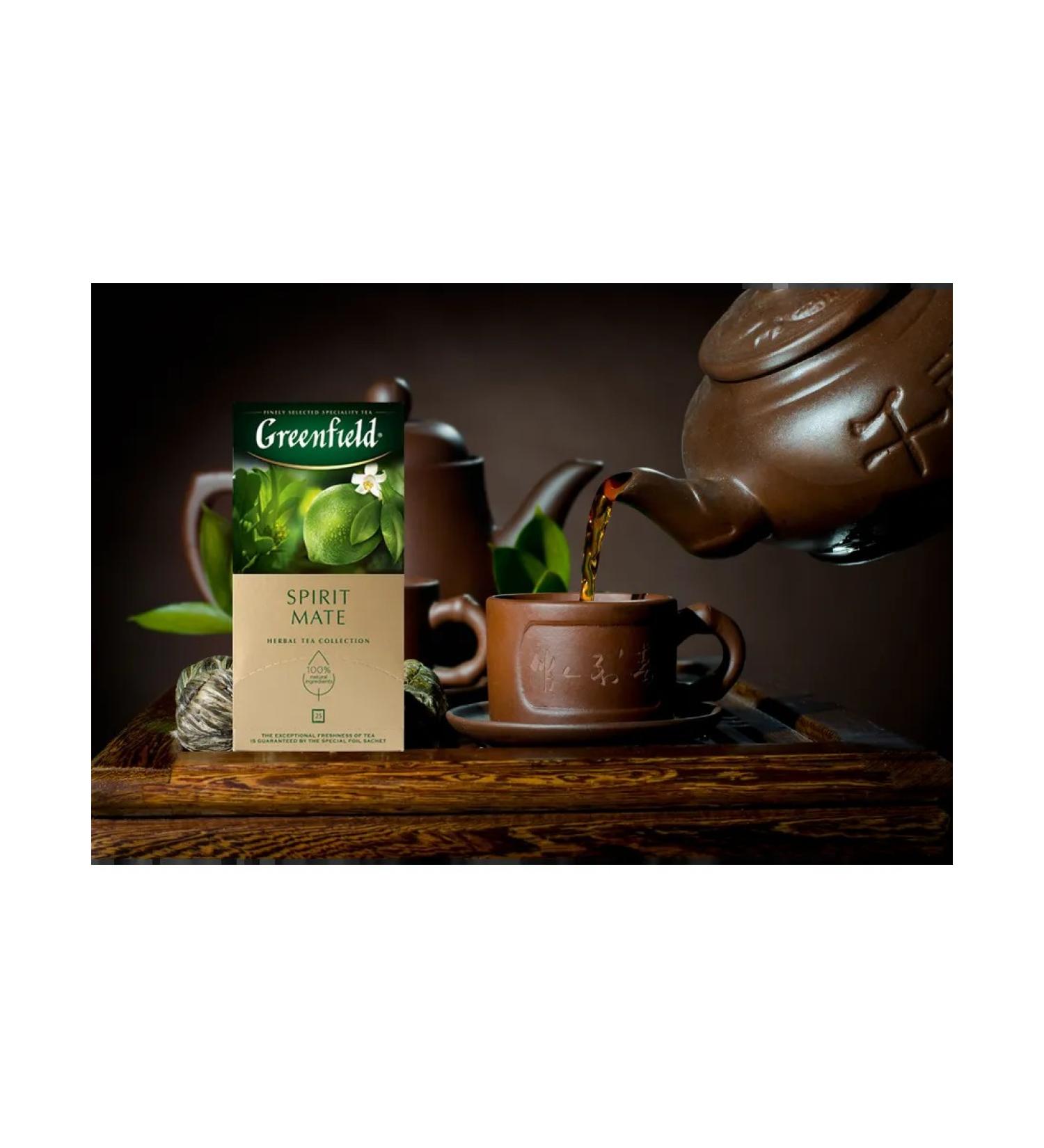Greenfield Spirit Mate tea in bags 25 pcs 1.5 g - Buy Online on GoSupps.com