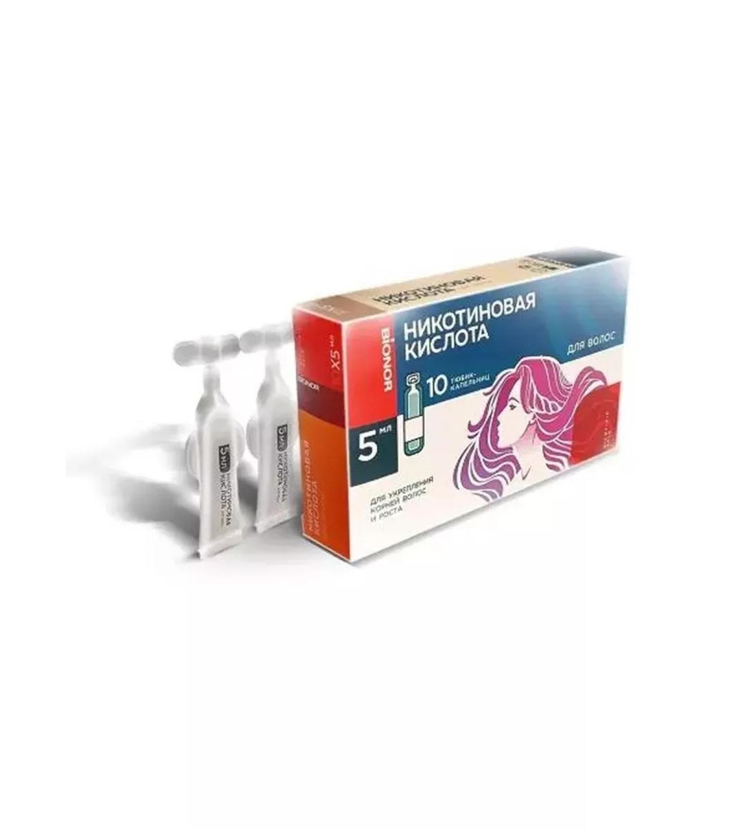 HEALTH Nicotinic acid for hair 5ml 10pcs