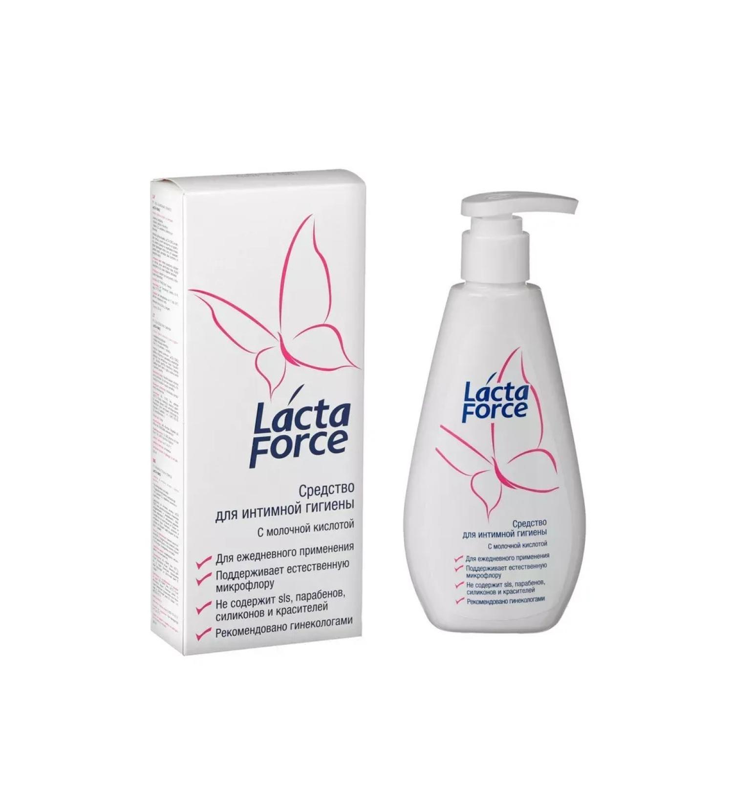 HEALTH Lactaforce intimate hygiene 200ml 2pcs