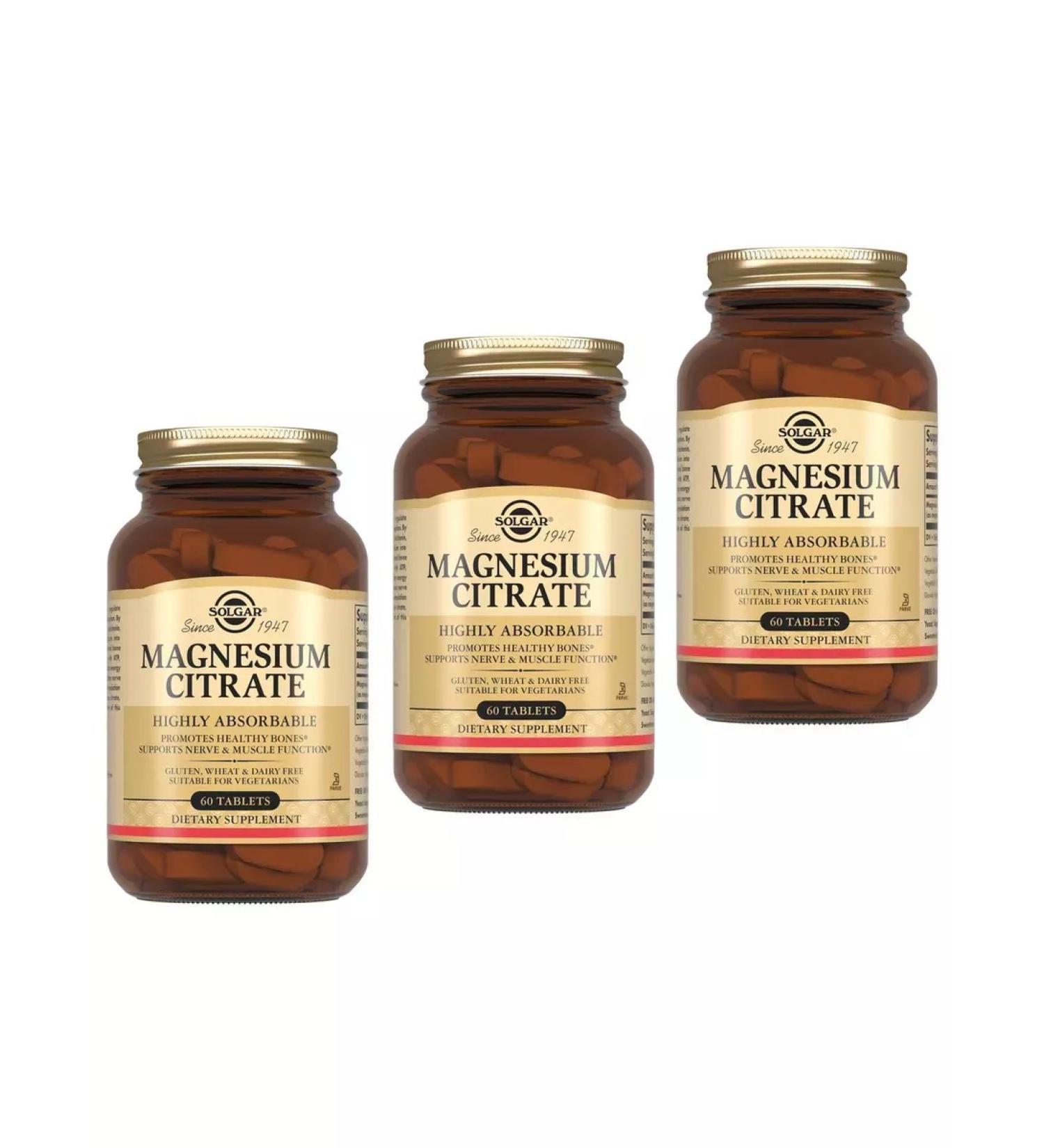 Dietary supplements Magnesium citrate 3 pcs