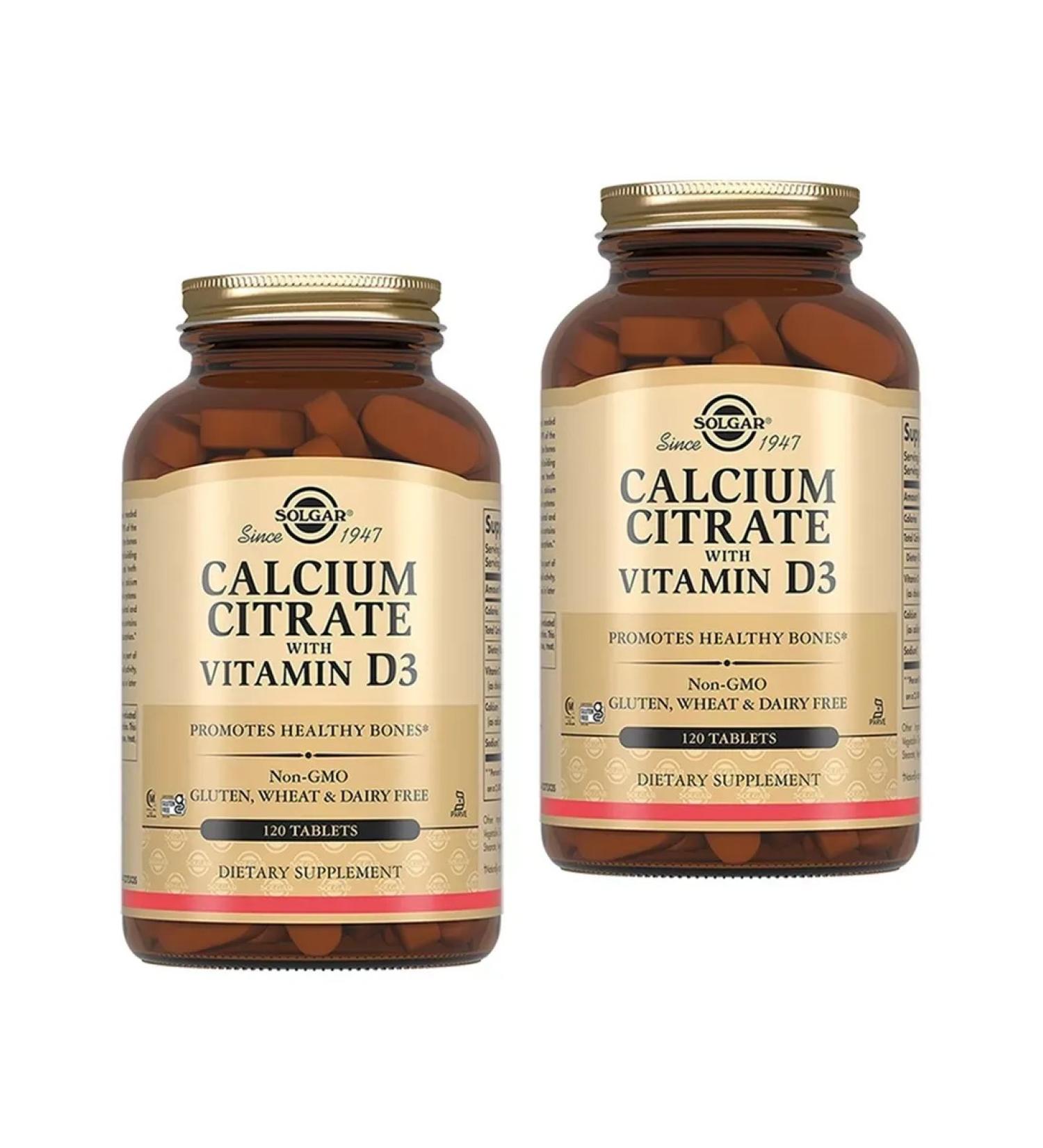 Dietary supplements Calcium citrate with vitamin D3 2 pcs