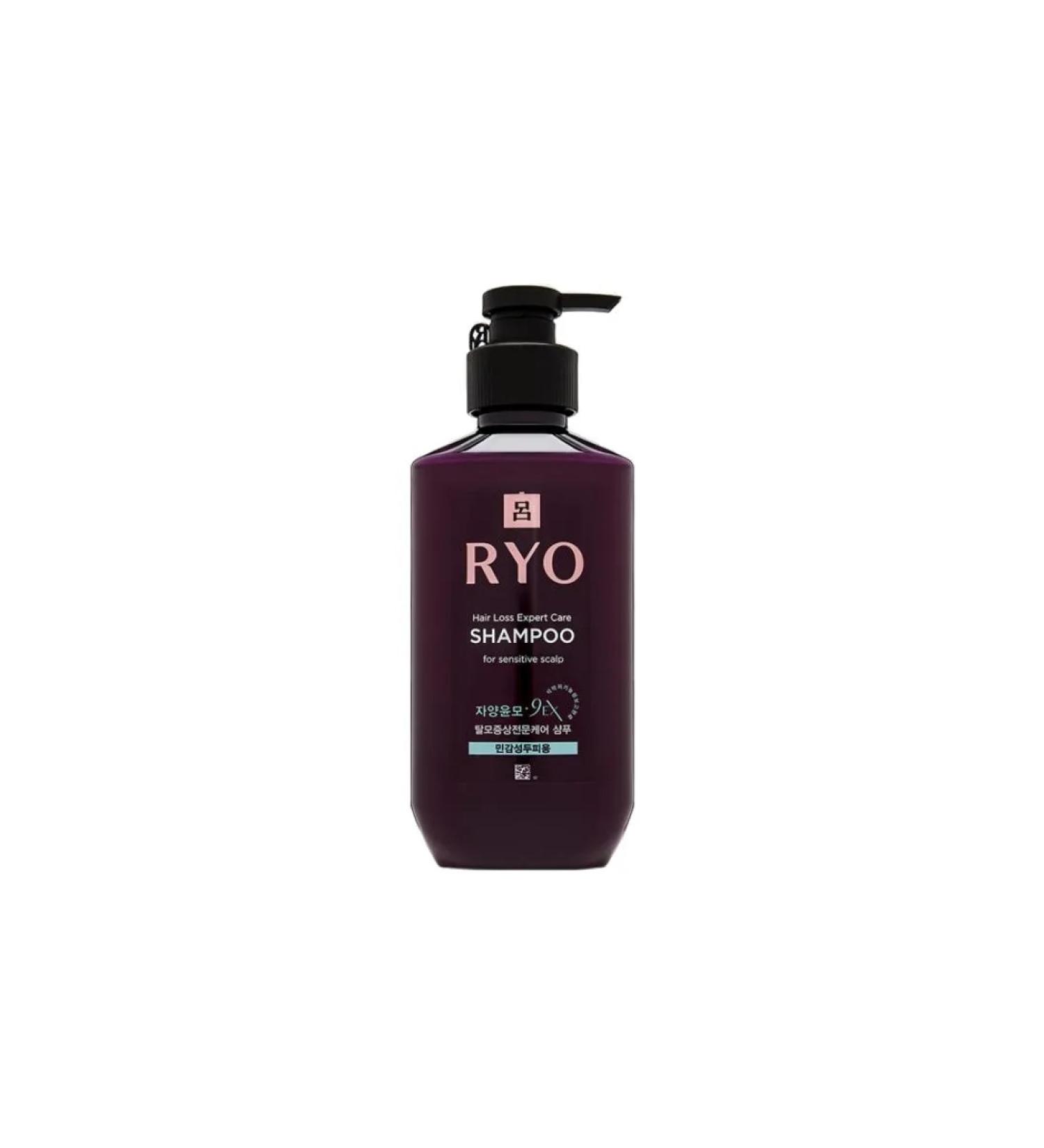 Mivis Ryo Shampoo for Sensitive Scalp which strengthens shampoo 400ml