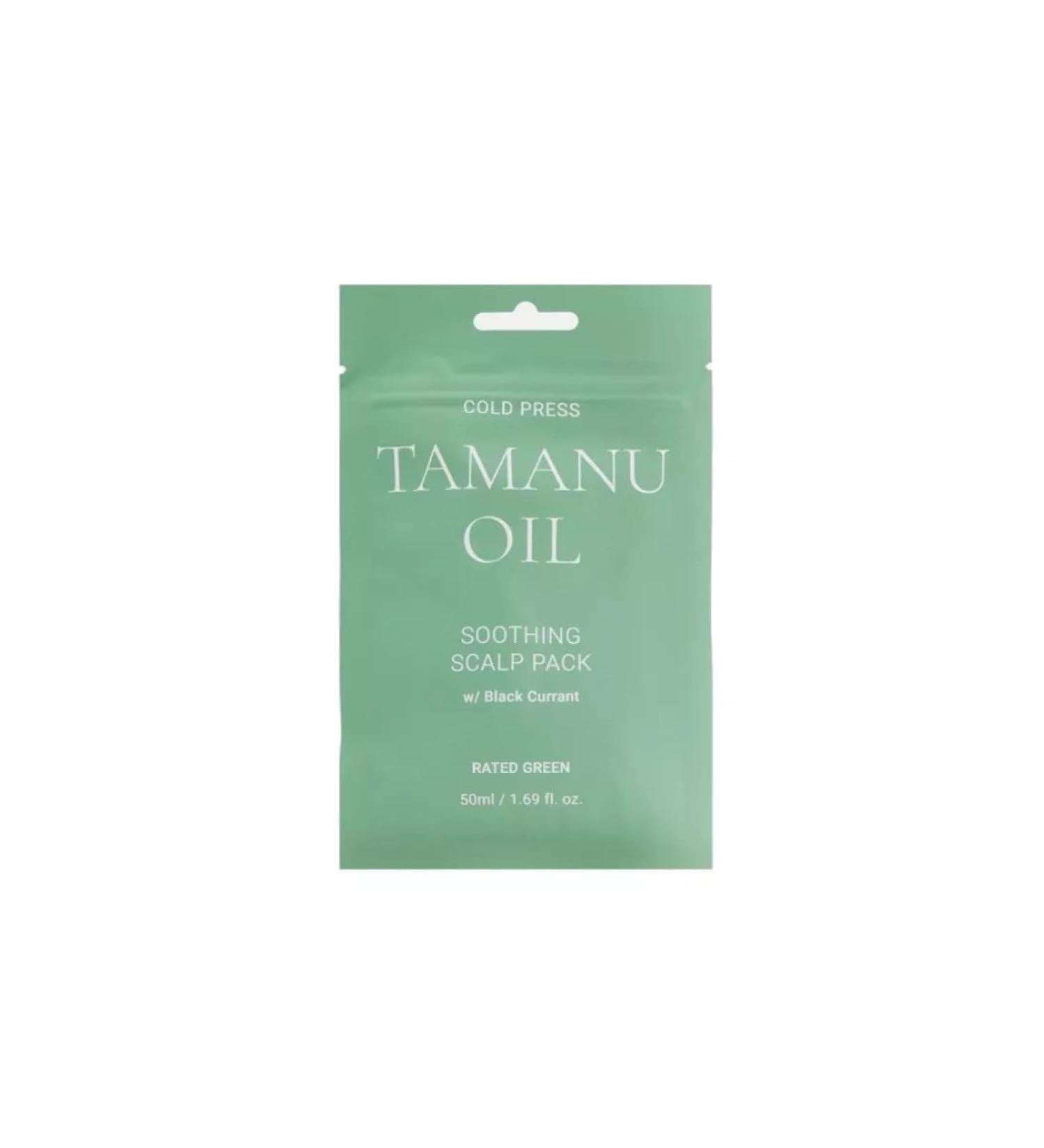 Mivis RATED Green Cold Press Tamanu Oil Soothing Scalp Pac 50ml