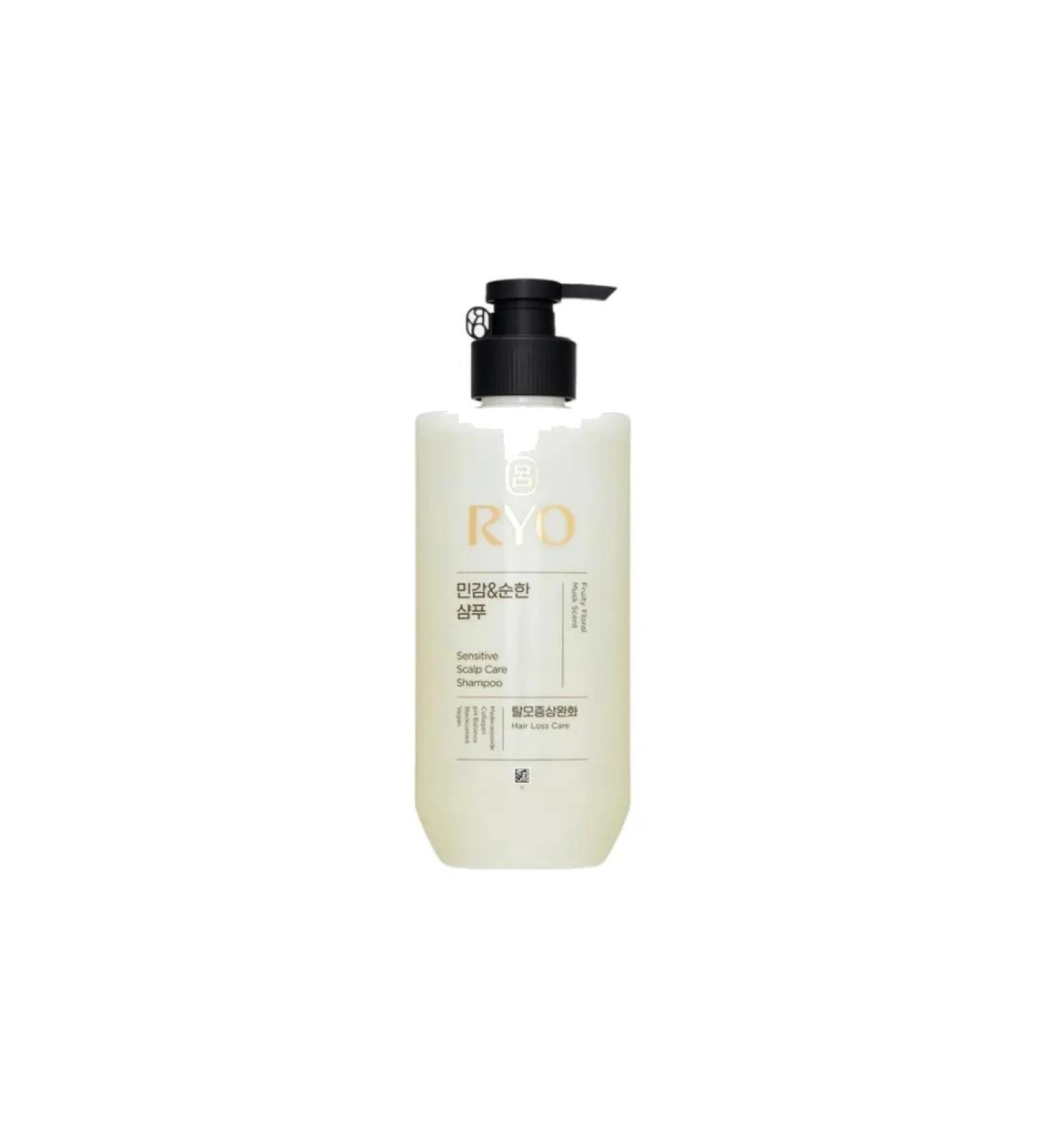 Mivis Ryo Sensitive Scalp Care Shampoo Hair Shampoo 480ml