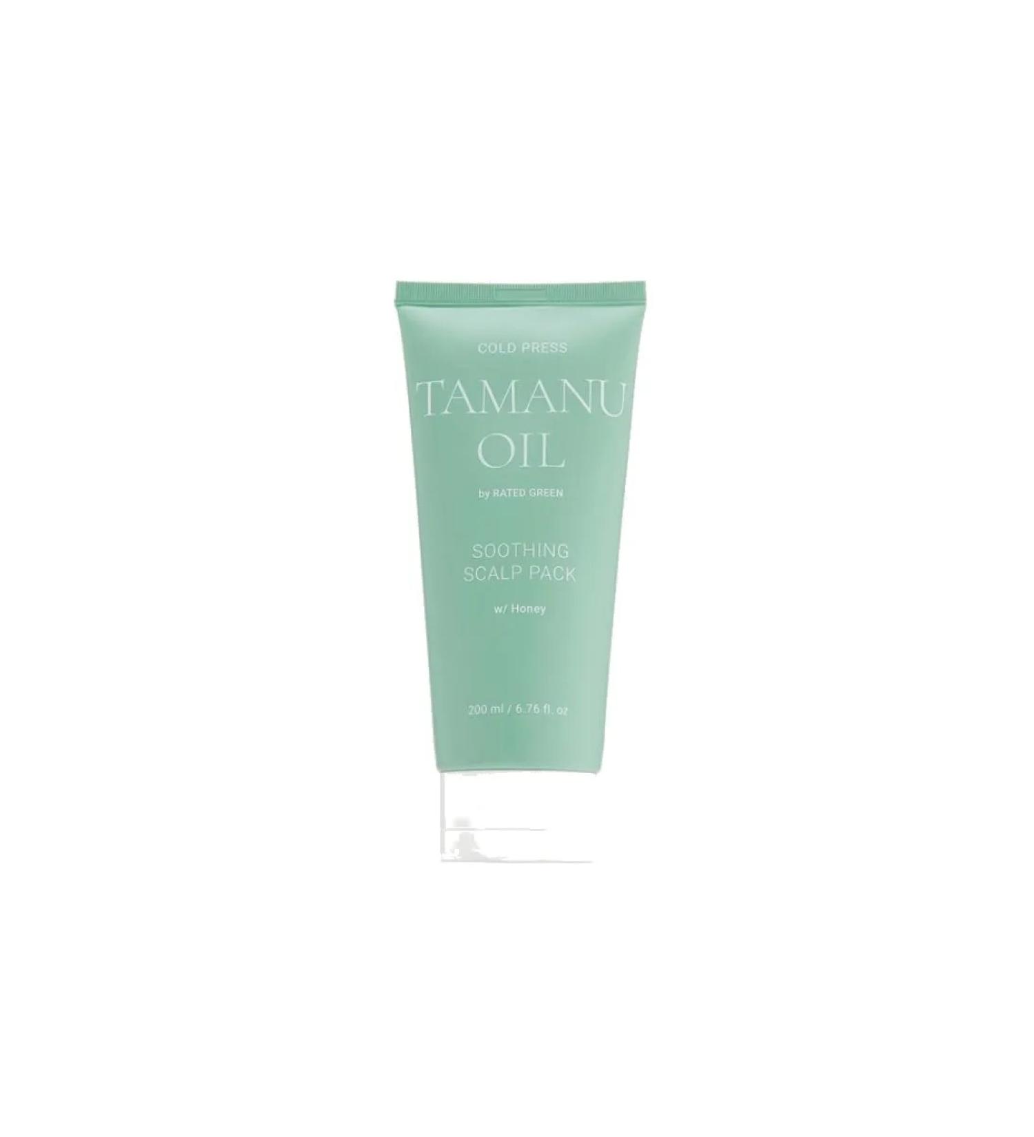 Mivis RATED Green Cold Press Tamanu Oil Soothing Scalp Pac 200ml