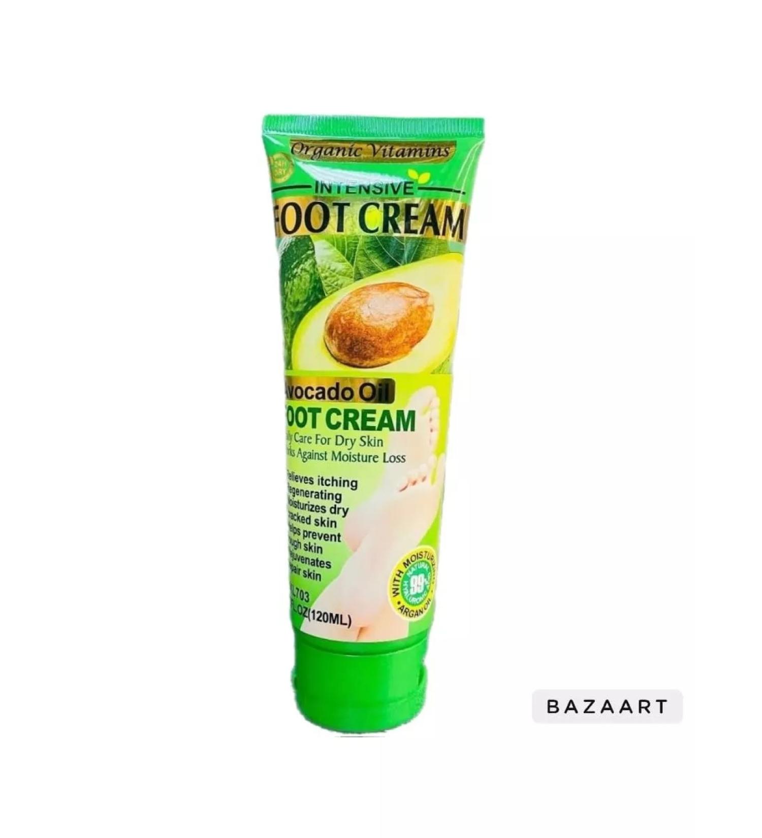 Feet cream with shea butter and avocado