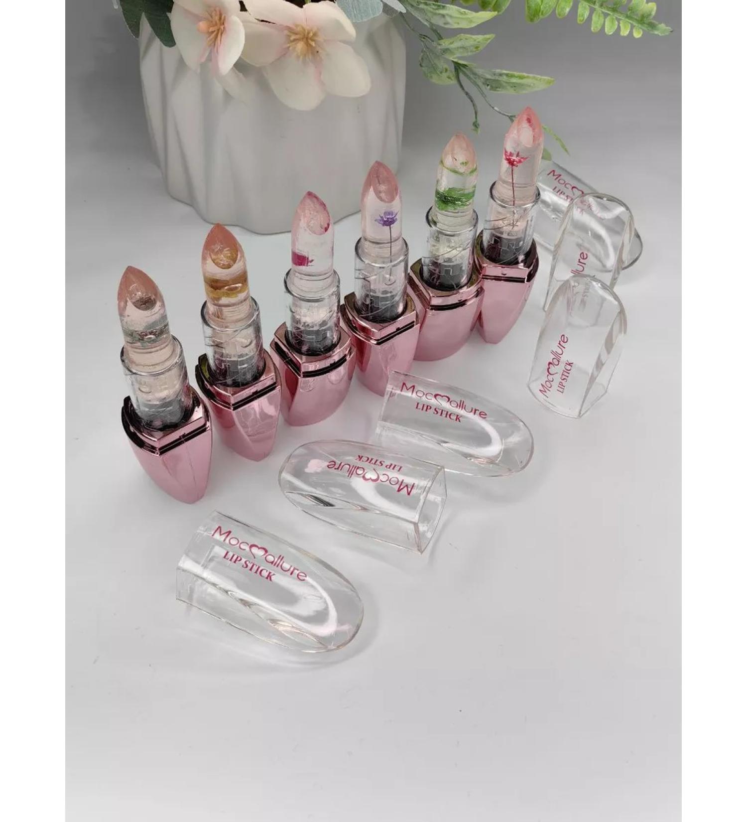 BEAUTY Lipstick with a flower in a set 6 pcs - Buy Online on GoSupps.com