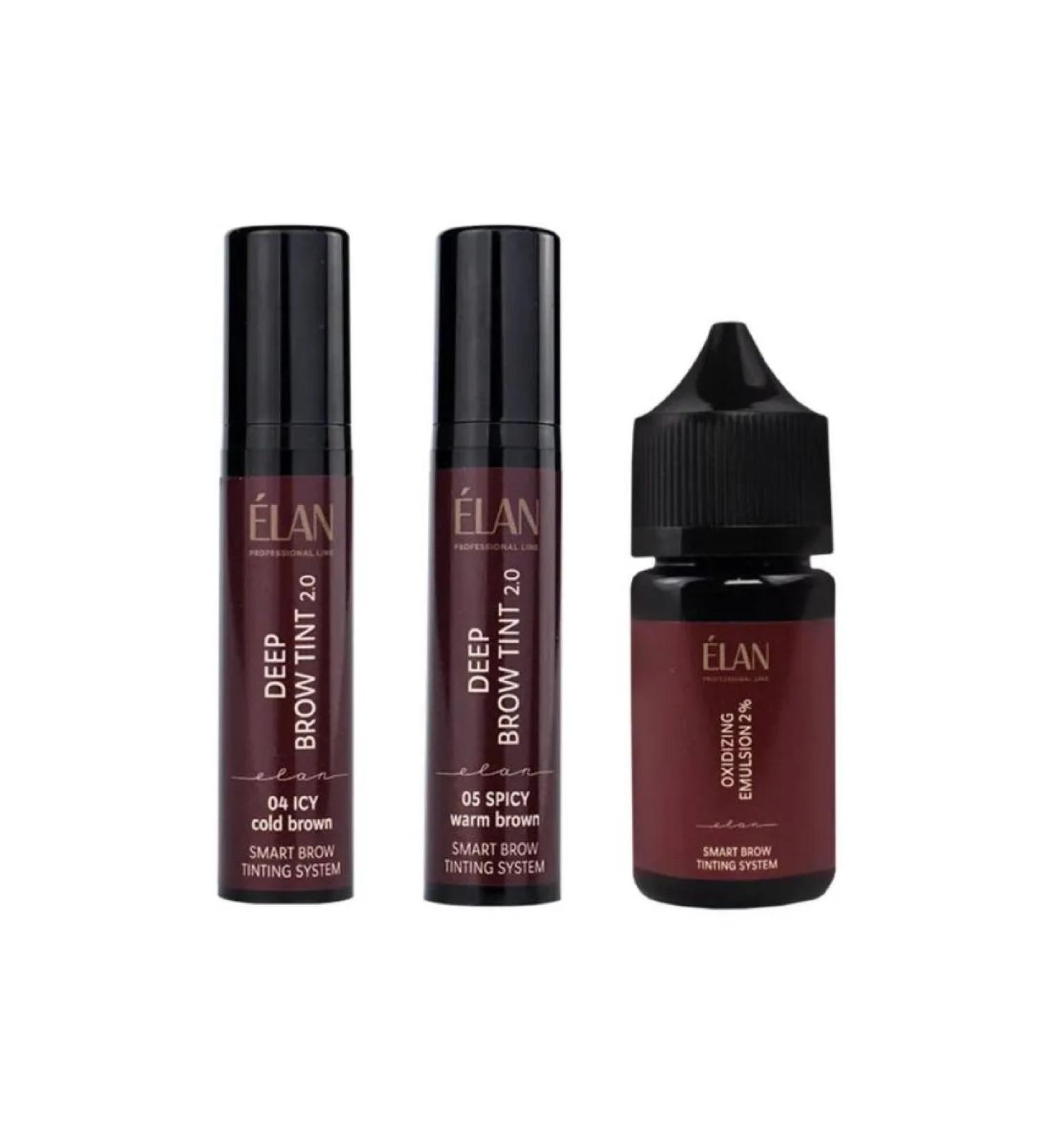 Elan Eyebra paint set Deep Tint - ICY + Spycy + Oxide - Buy Online on GoSupps.com