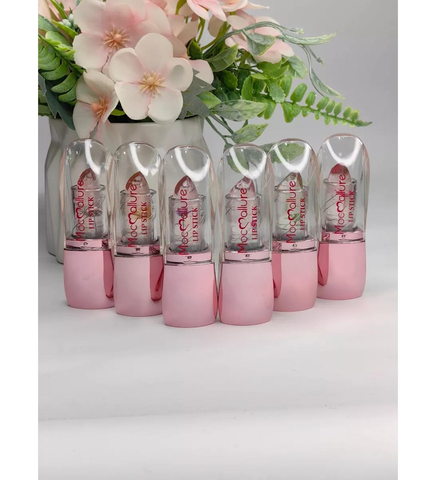 Romantic world Lipstick for lipgostens with a flower 6 pcs - Buy Online on GoSupps.com