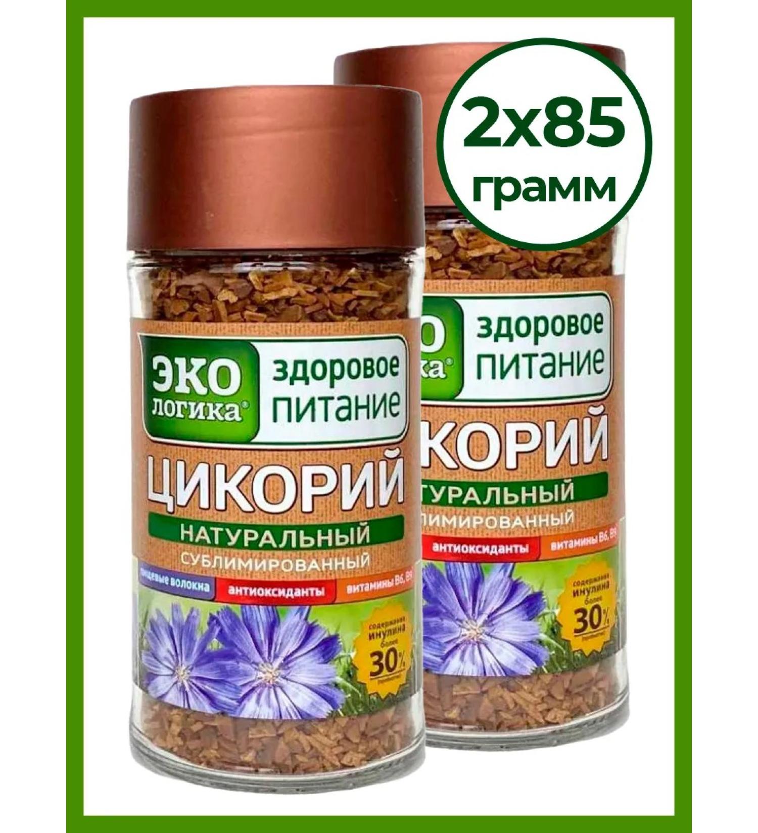 EcoLogic Chicoria natural sublimated 85 g 2 pcs - Buy Online on GoSupps.com