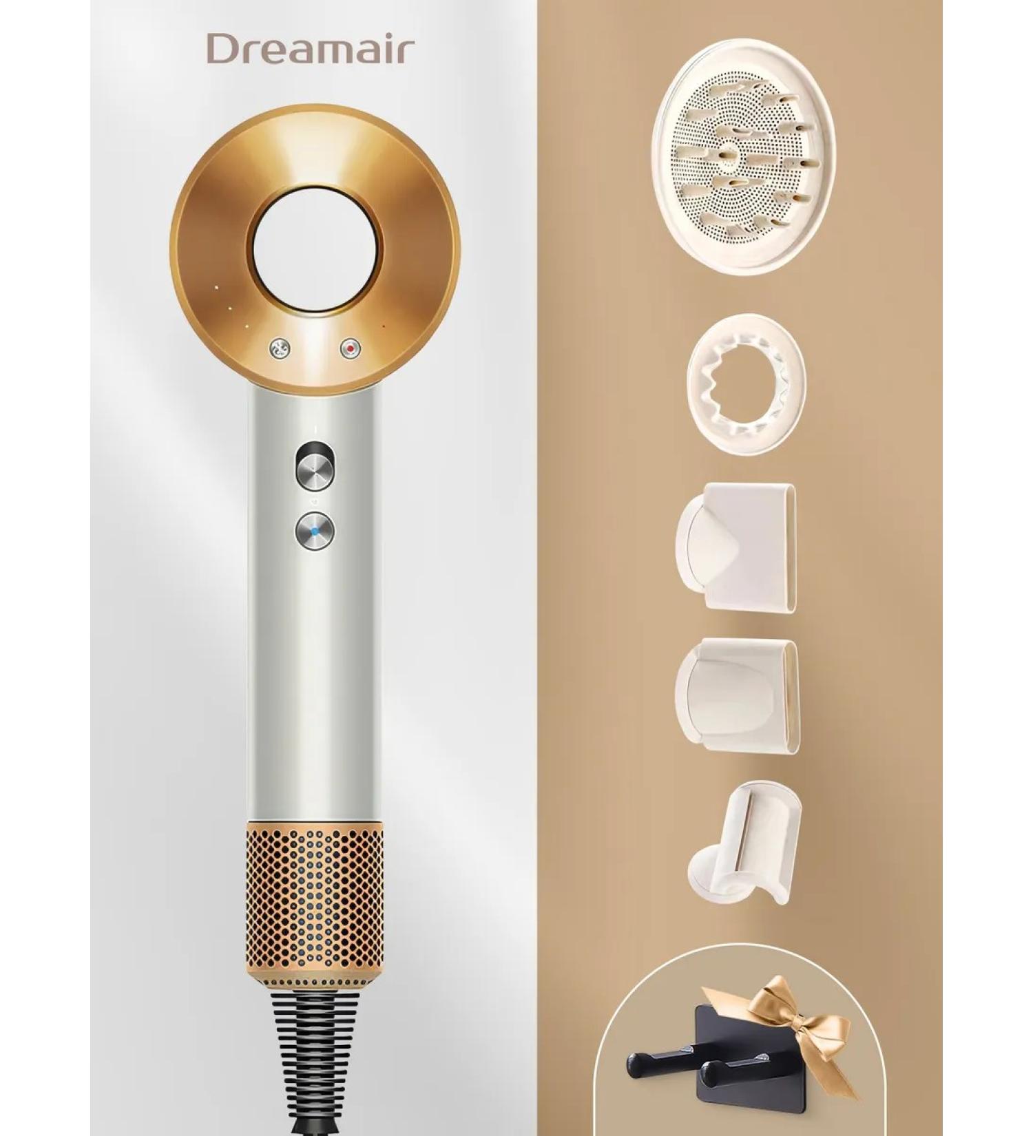 DreamAir Hair hair dryer with nozzles Basic HD-01 Ivory Gold - Buy Online on GoSupps.com