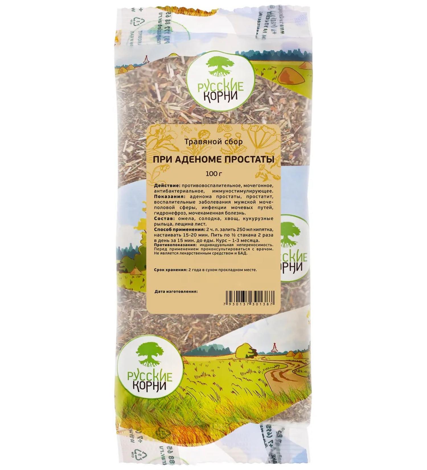 Russian roots Herbal collection for prostate adenoma 100 g - Buy Online on GoSupps.com