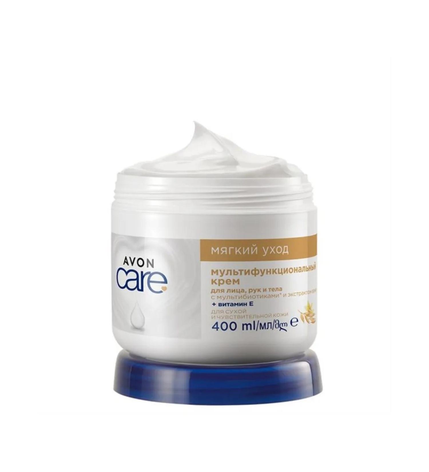 AVON Cream for the face hands and body "Soft Care" 400 ml