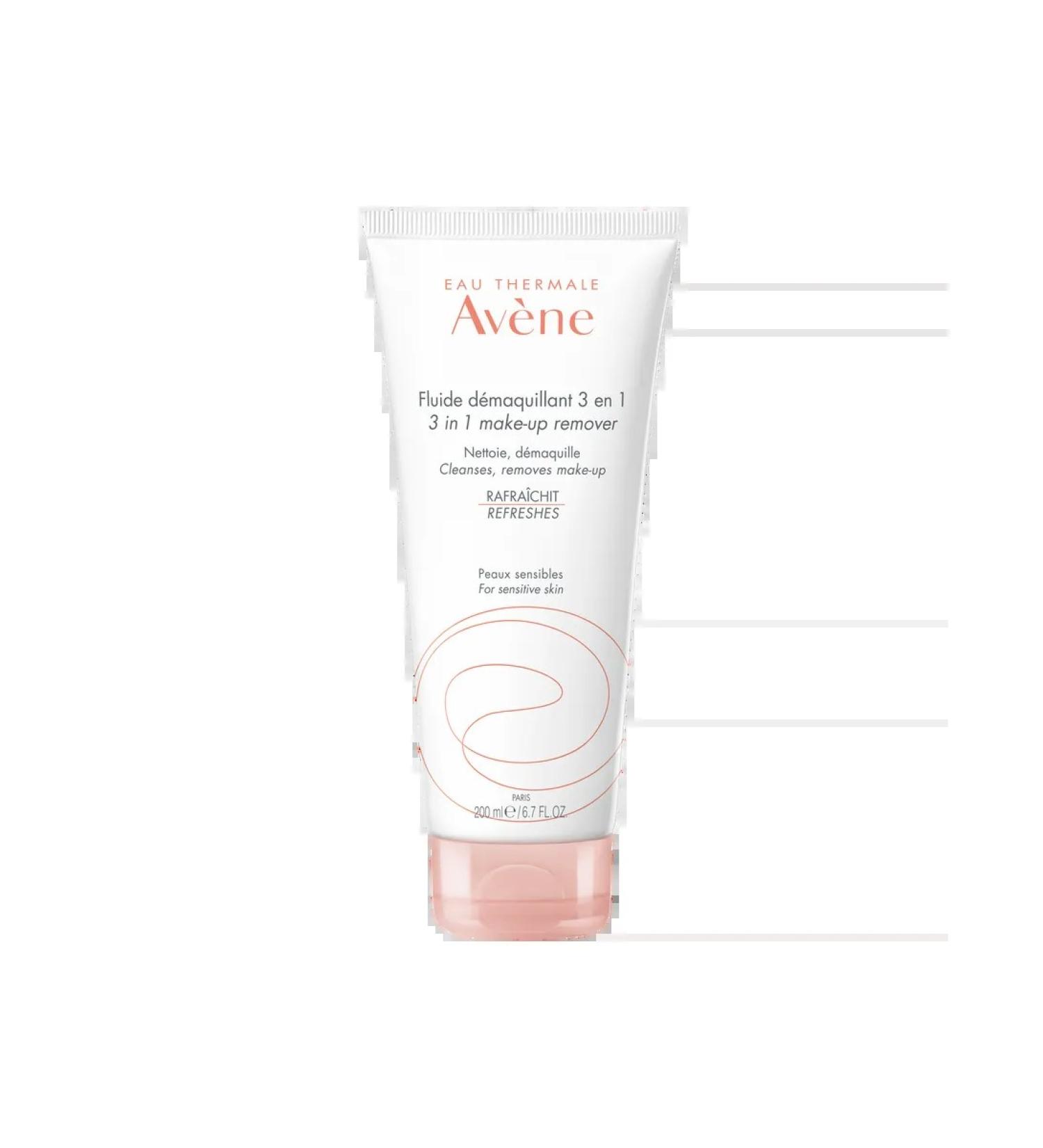 AVENE Fluid 3 in 1 d removal of makeup 200ml - Buy Online on GoSupps.com