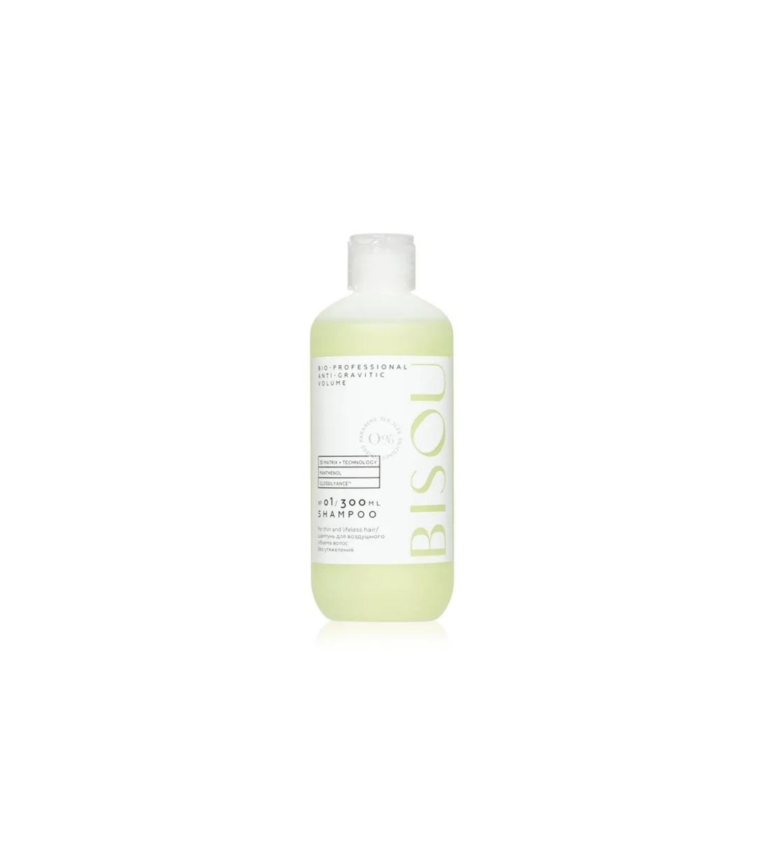Bisou Moisturizing shampoo to give air volume to the hair
