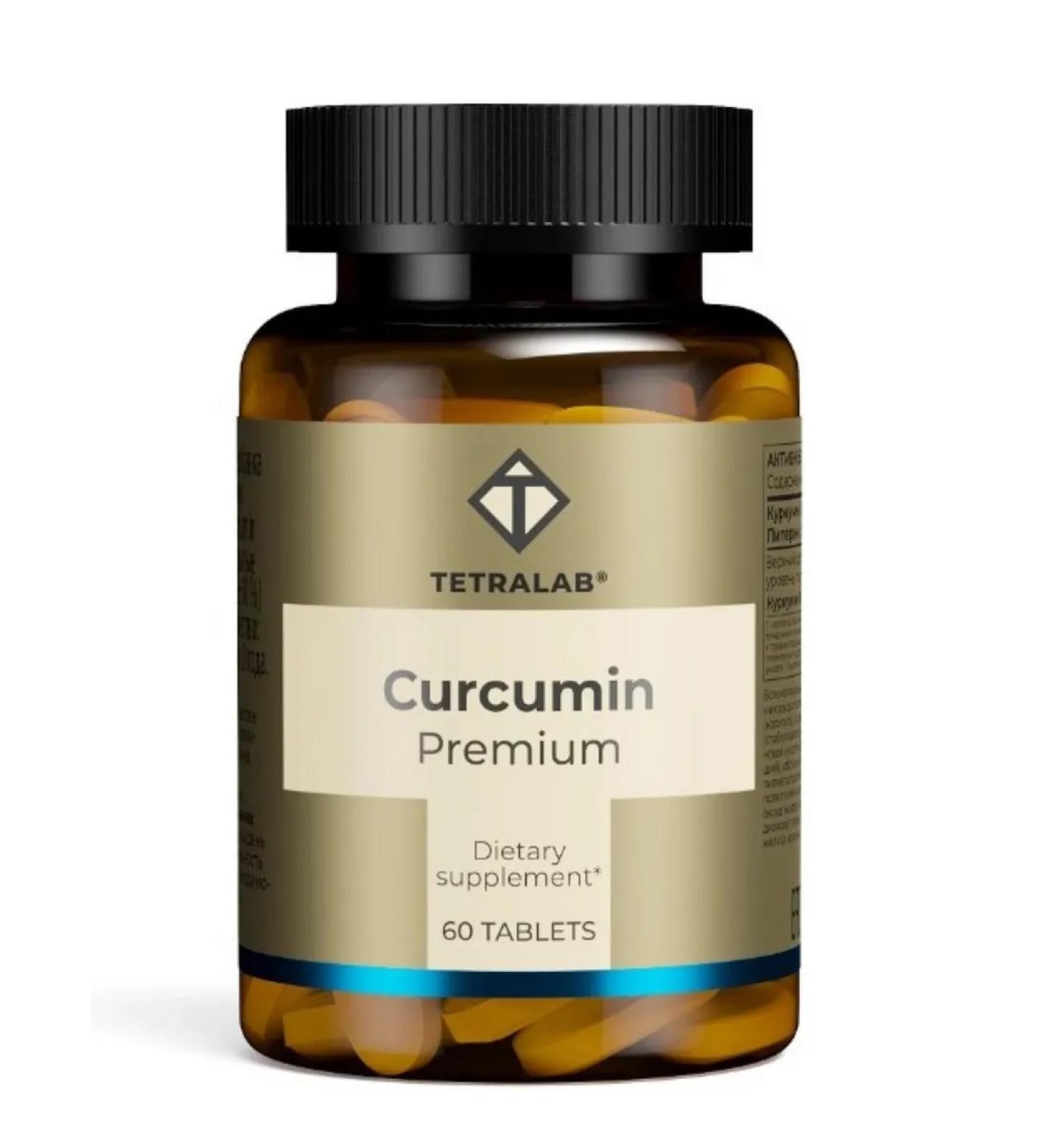 Home medicine cabinet Tetralab Kurkumin premium 60 pcs. pills