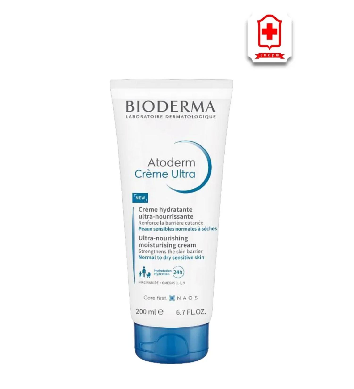 Bioderma Bioerm atoderm Cream ultra 200 ml tube - Buy Online on GoSupps.com