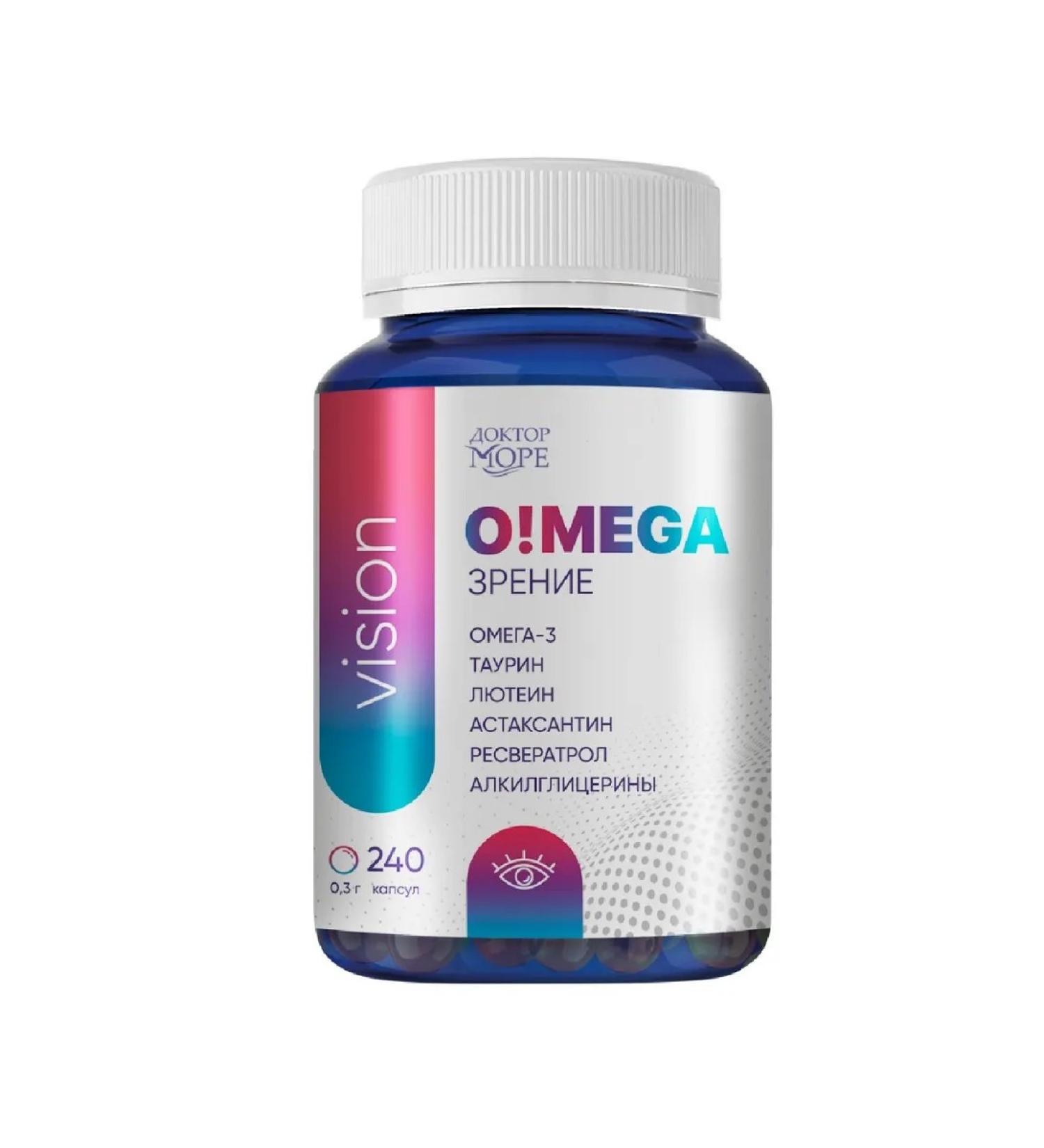 Doctor Sea Omega vision of a capsule weighing 240 pcs. 300 mg -1 units - Buy Online on GoSupps.com