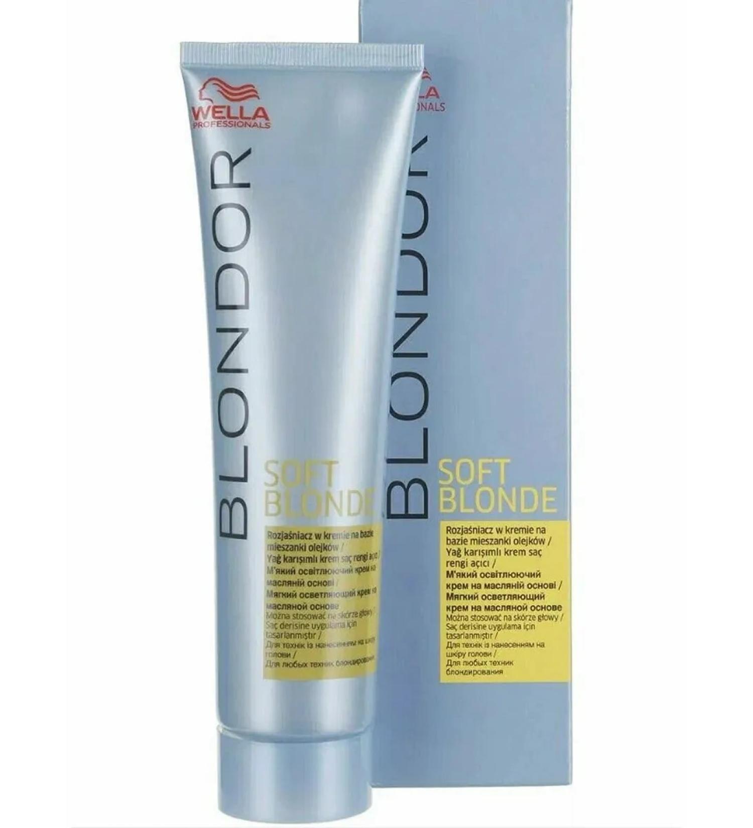 WELLA PROFESSIONALS Blondor Soft clarifying blonde cream (200 ml) - Buy Online on GoSupps.com