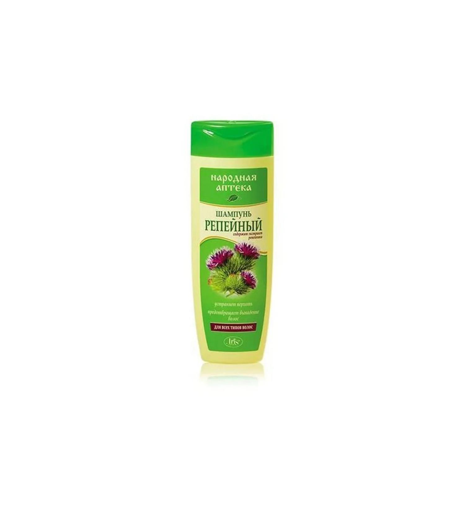 IRIS Shampoo folk pharmacy burdock for all hair types