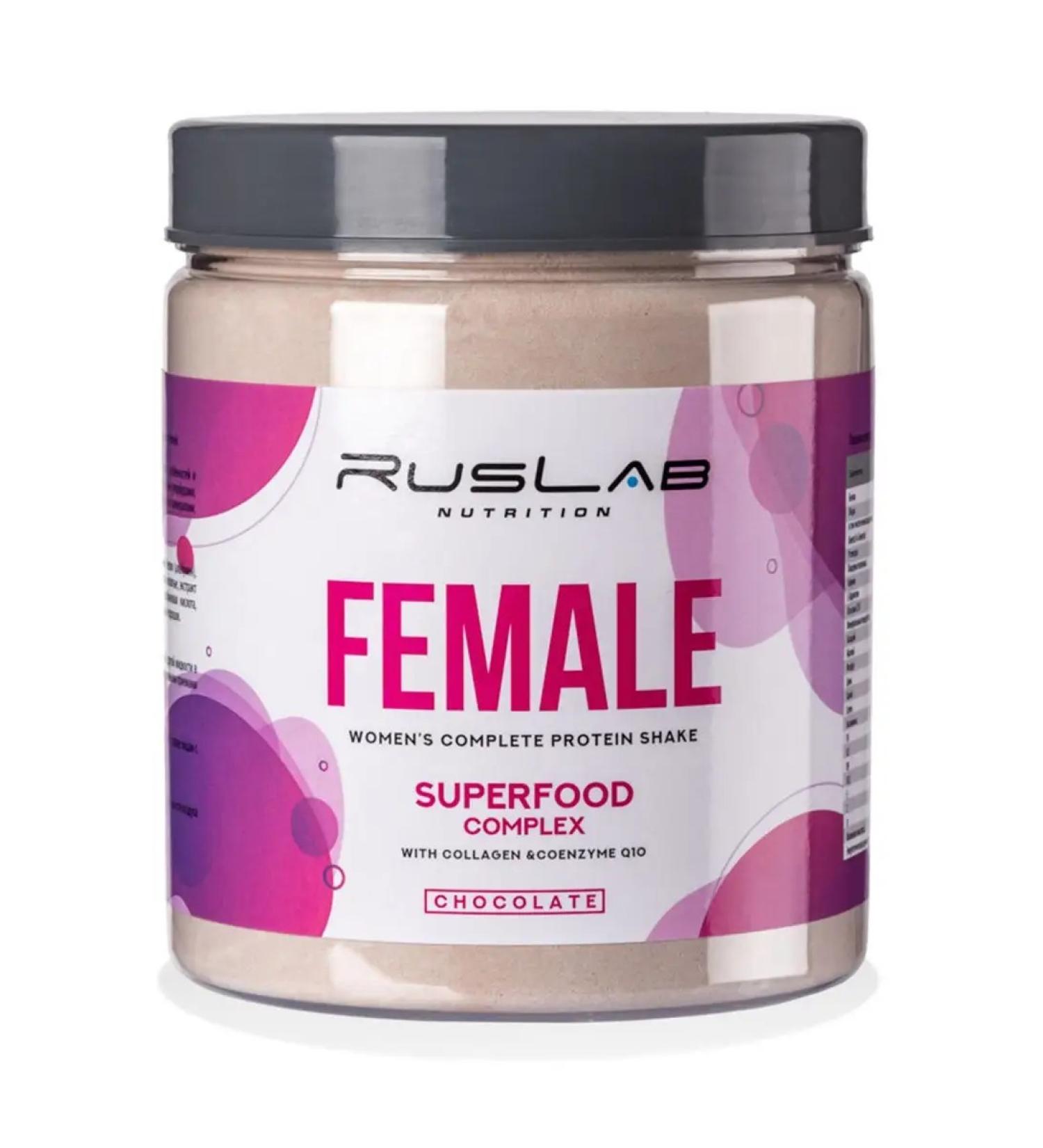 Ruslabnutrition Female Protein (700 gr) chocolate - Buy Online on GoSupps.com