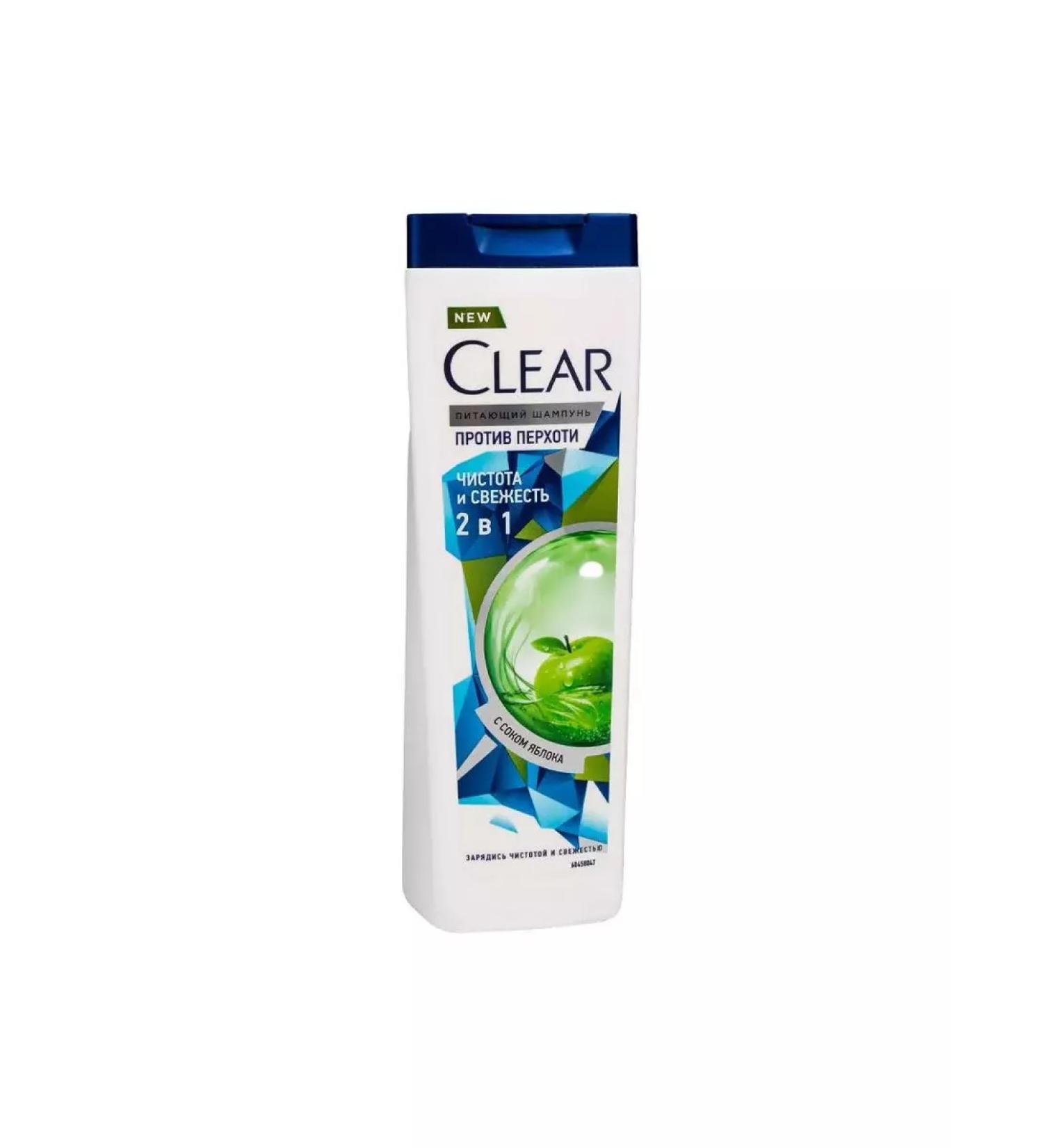 clear Shampoo + balm 2 in 1 cleanliness and freshness 365 ml