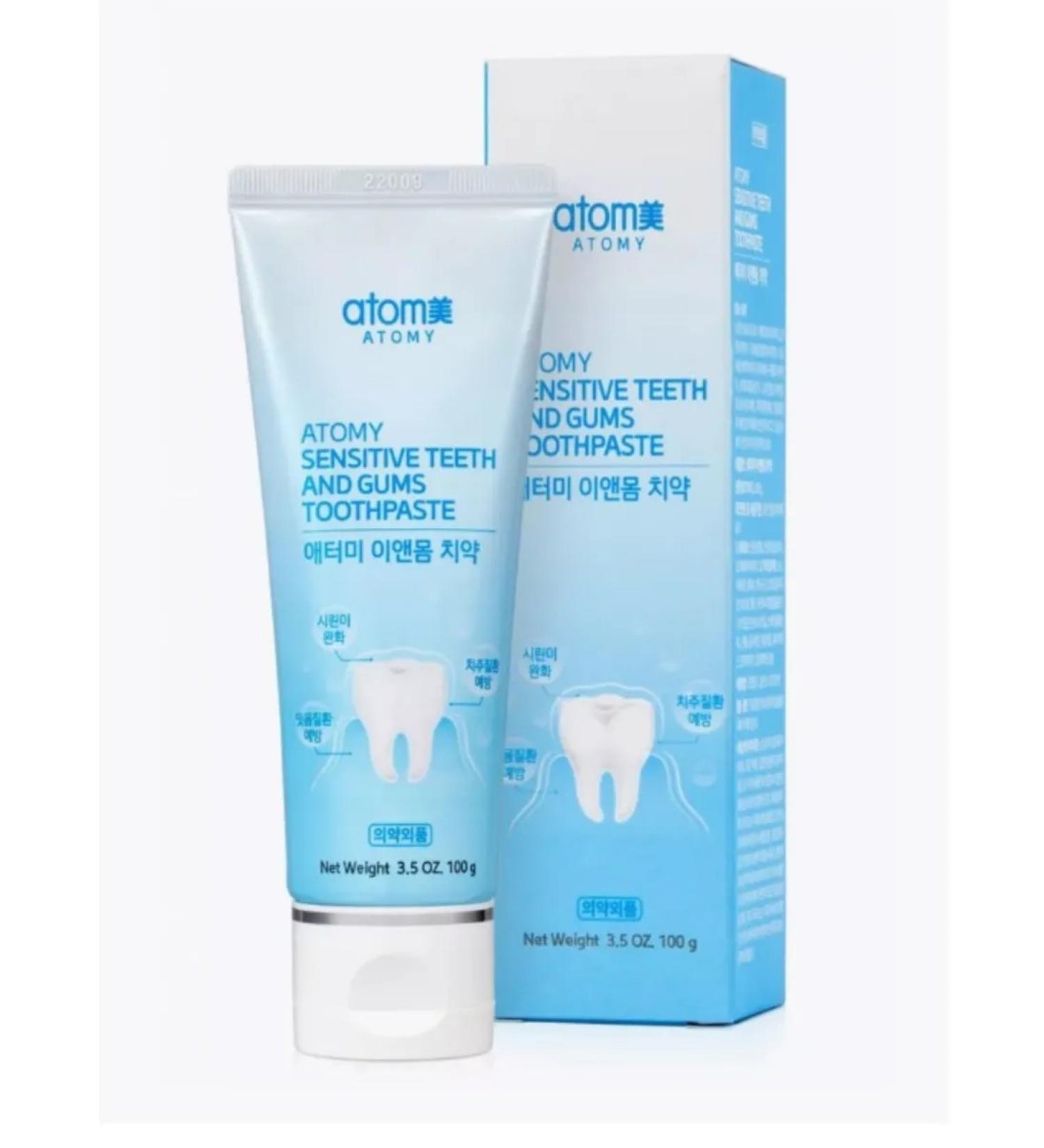 Myatomy Atomi toothpaste for sensitive teeth and gums - Buy Online on GoSupps.com