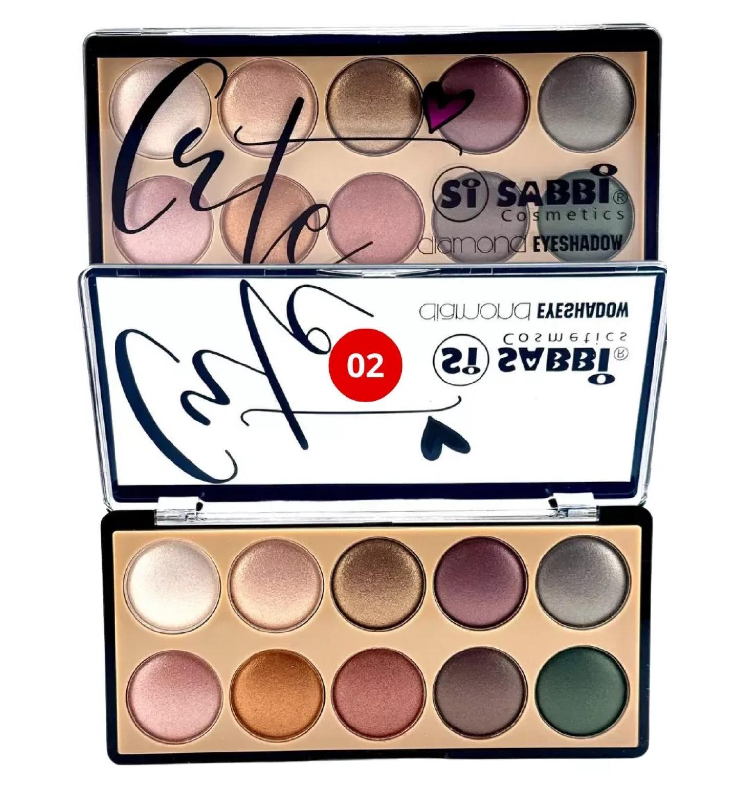 Golden Apple Palette of shadows for eyelids 10 colors - Buy Online on GoSupps.com