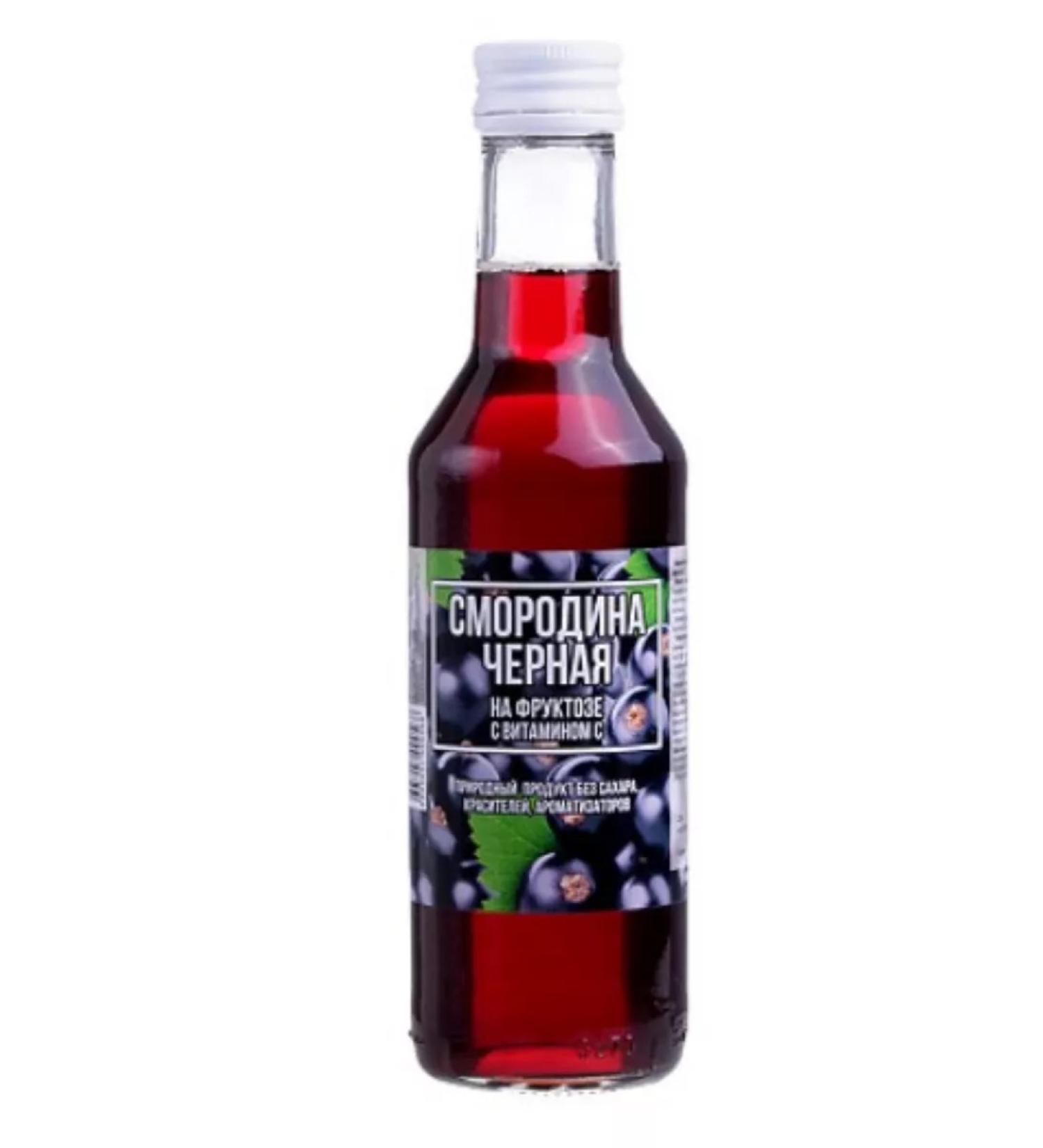 home medicine cabinet Blackcurrant syrup on fructose 250 ml bottle