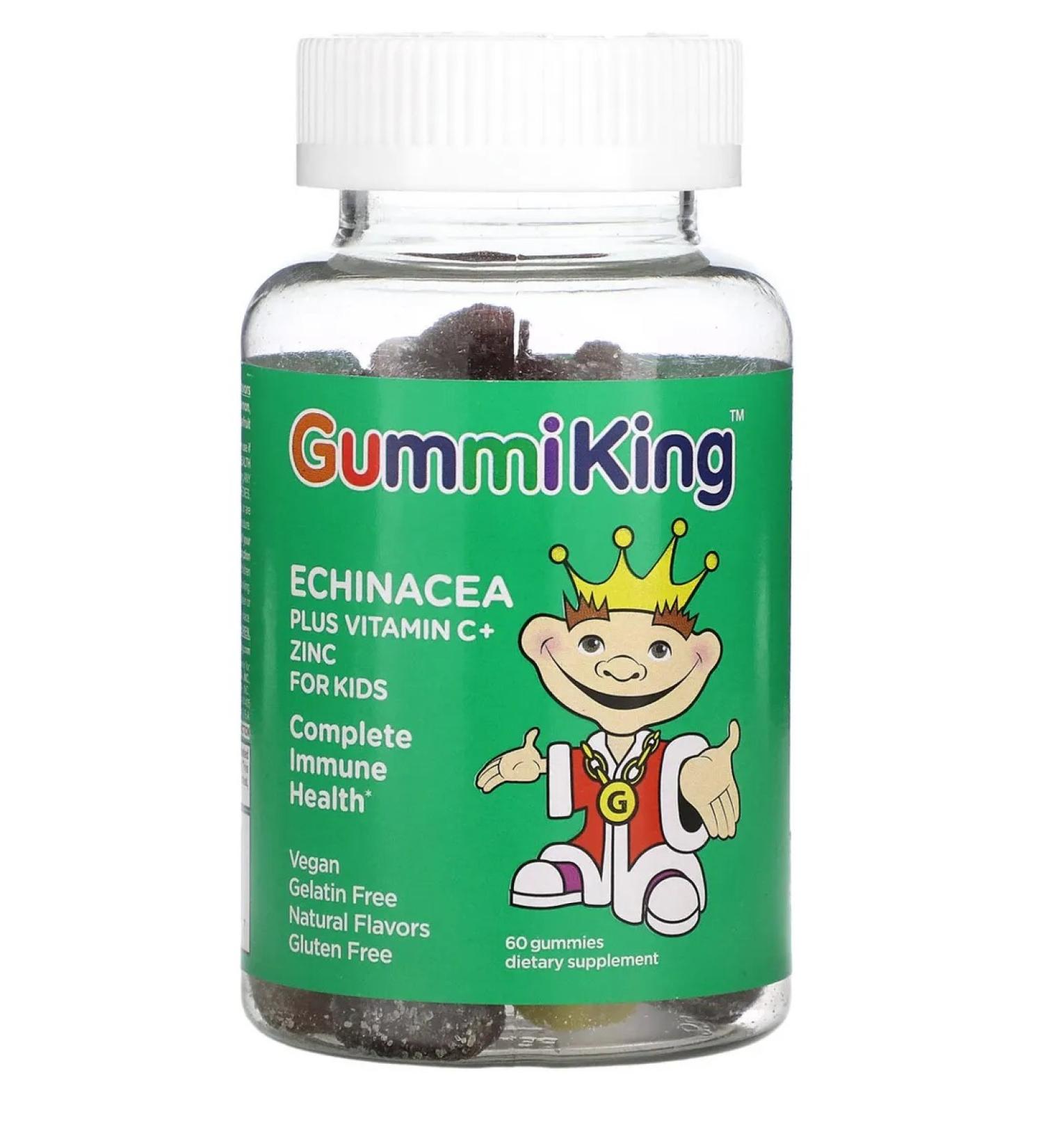 GummiKing Echinacea Vitamin C and zinc for children chewing pills