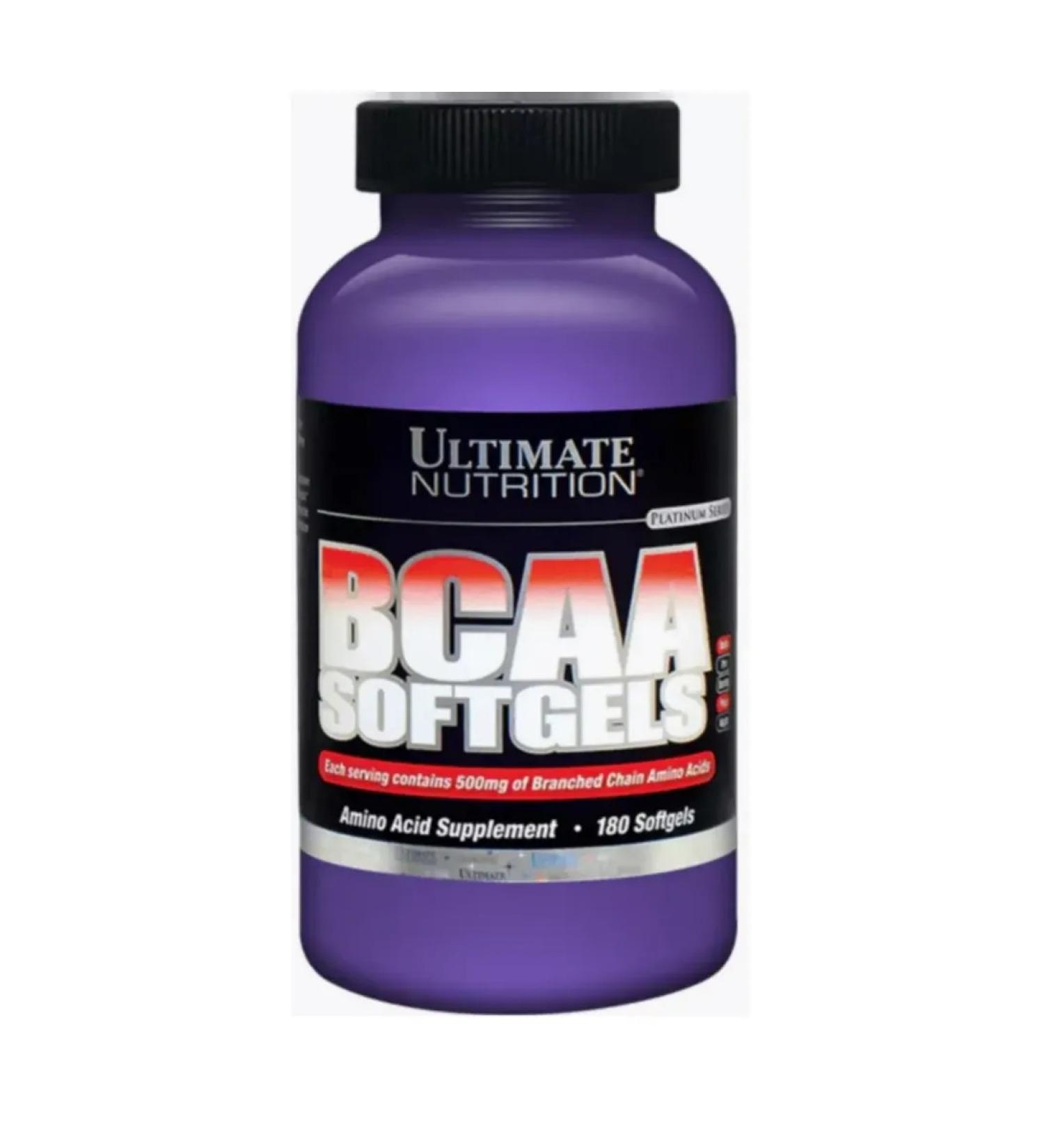Ultimate Nutrition Amino acids Softgels BCAA 180 capsules