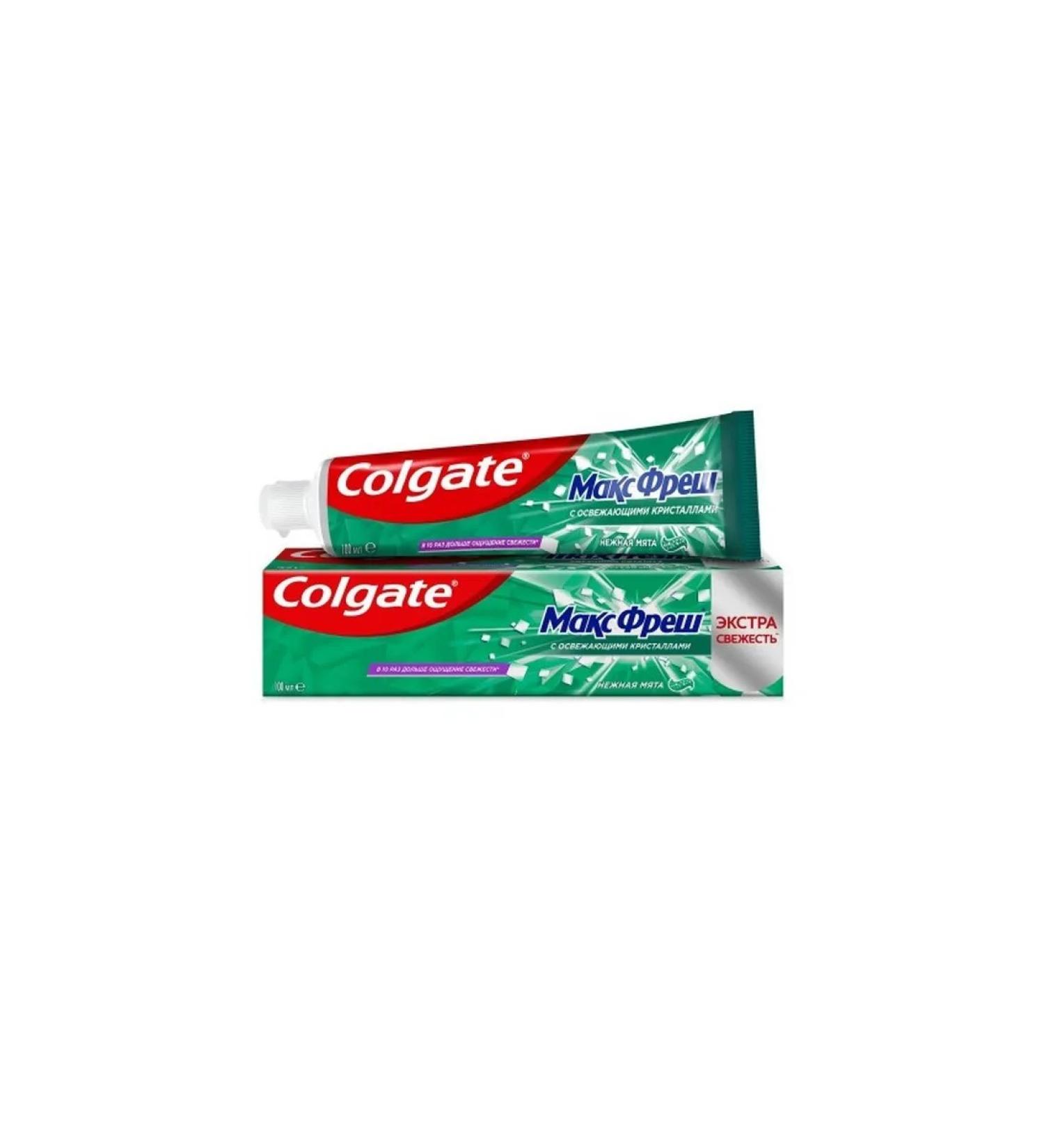 COLGATE Toothpaste Max Fresh "Tender Mint" with refreshing - Buy Online on GoSupps.com