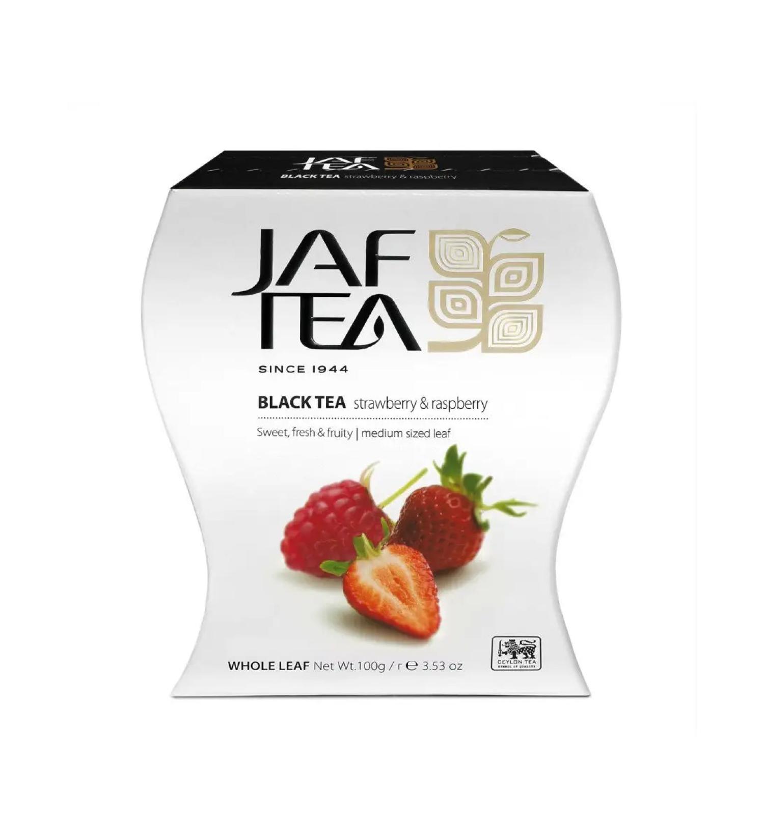 Jaf Tea Strawberry & Raspberry Black tea strawberries and raspberries - Buy Online on GoSupps.com