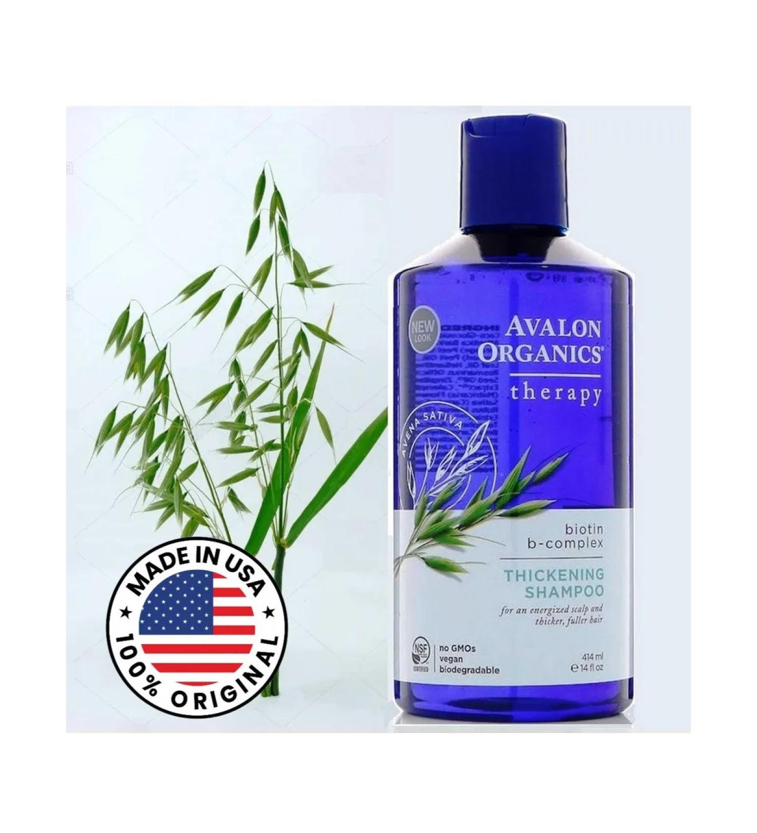 Avalon Organics Hair density shampoo with b-complex and biotin - Buy Online on GoSupps.com
