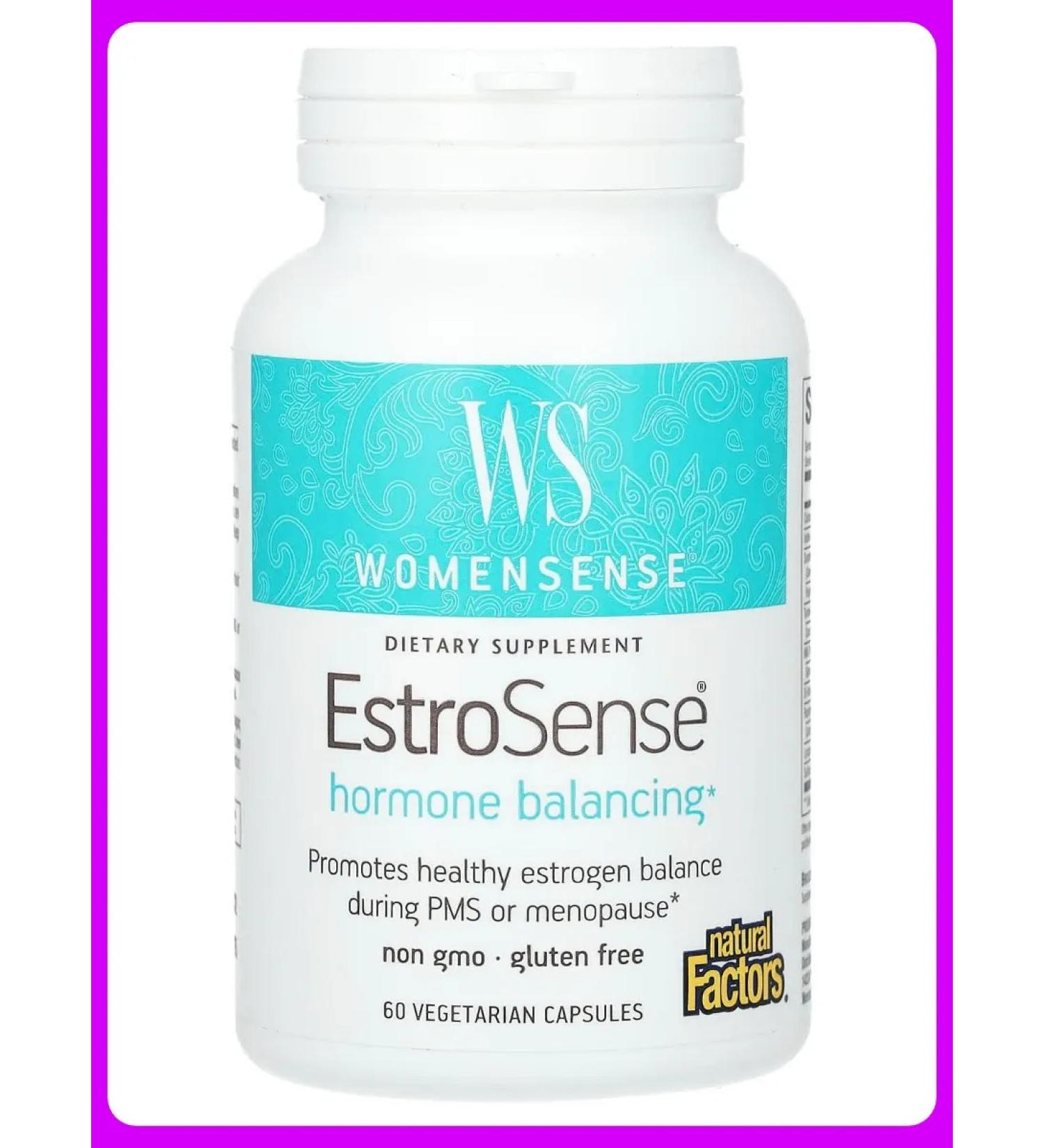 Natural Factors Womensense Estrosense Hormonal Balance 60 capsules