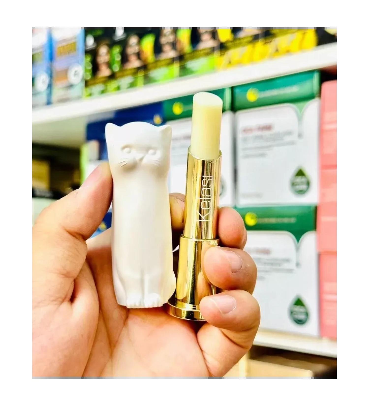 Romantic World Lip balm white cat 1pc